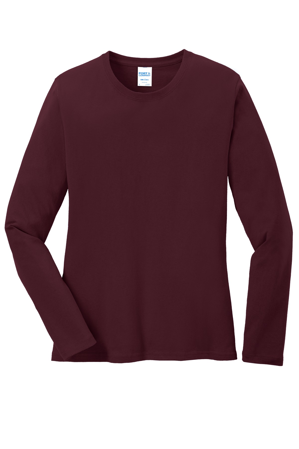Port & Company Ladies Long Sleeve Core Cotton Tee - Bild 11 von 56