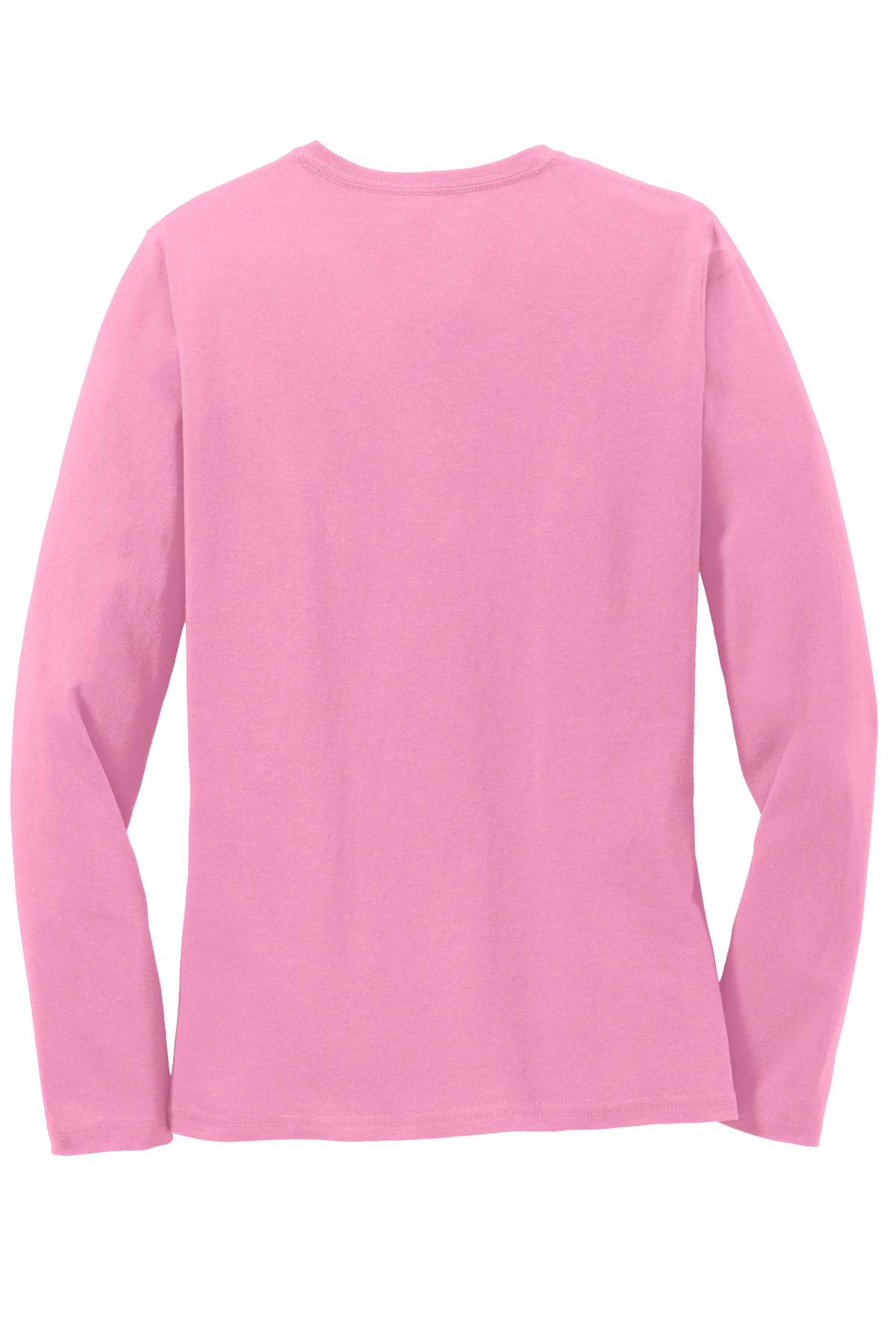 Port & Company Women's Long Sleeve Core Cotton Tee. LPC54LS