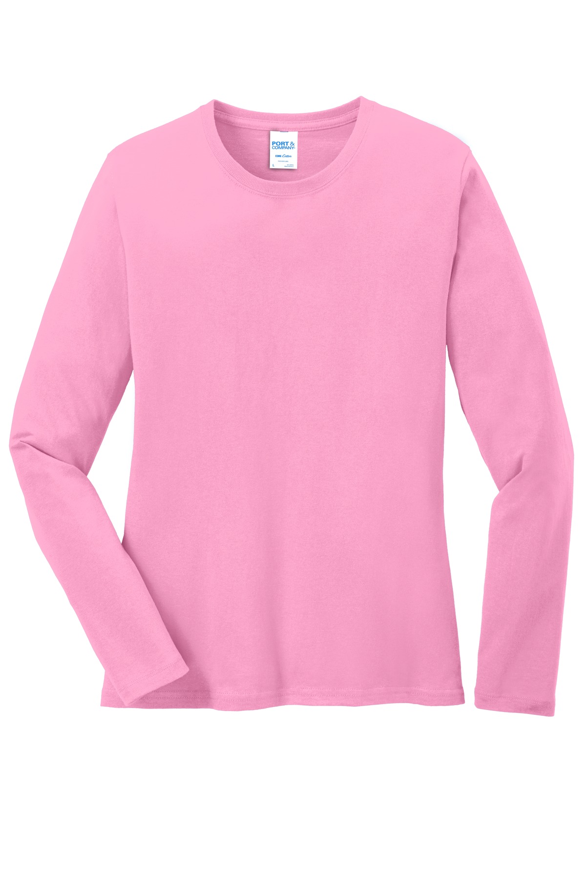 Port & Company Women's Long Sleeve Core Cotton Tee. LPC54LS