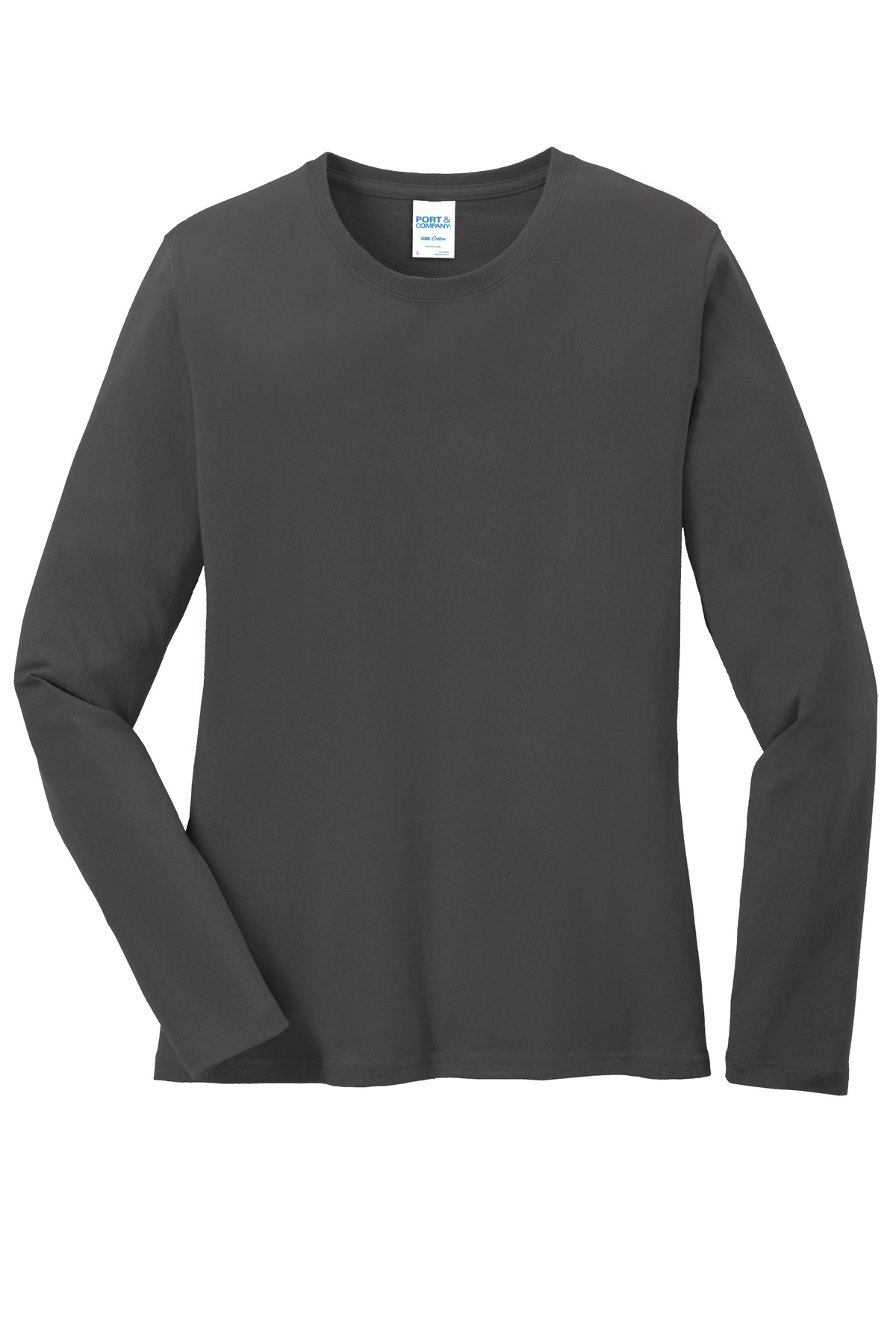 Port & Company Ladies Long Sleeve Core Cotton Tee - Bild 19 von 56