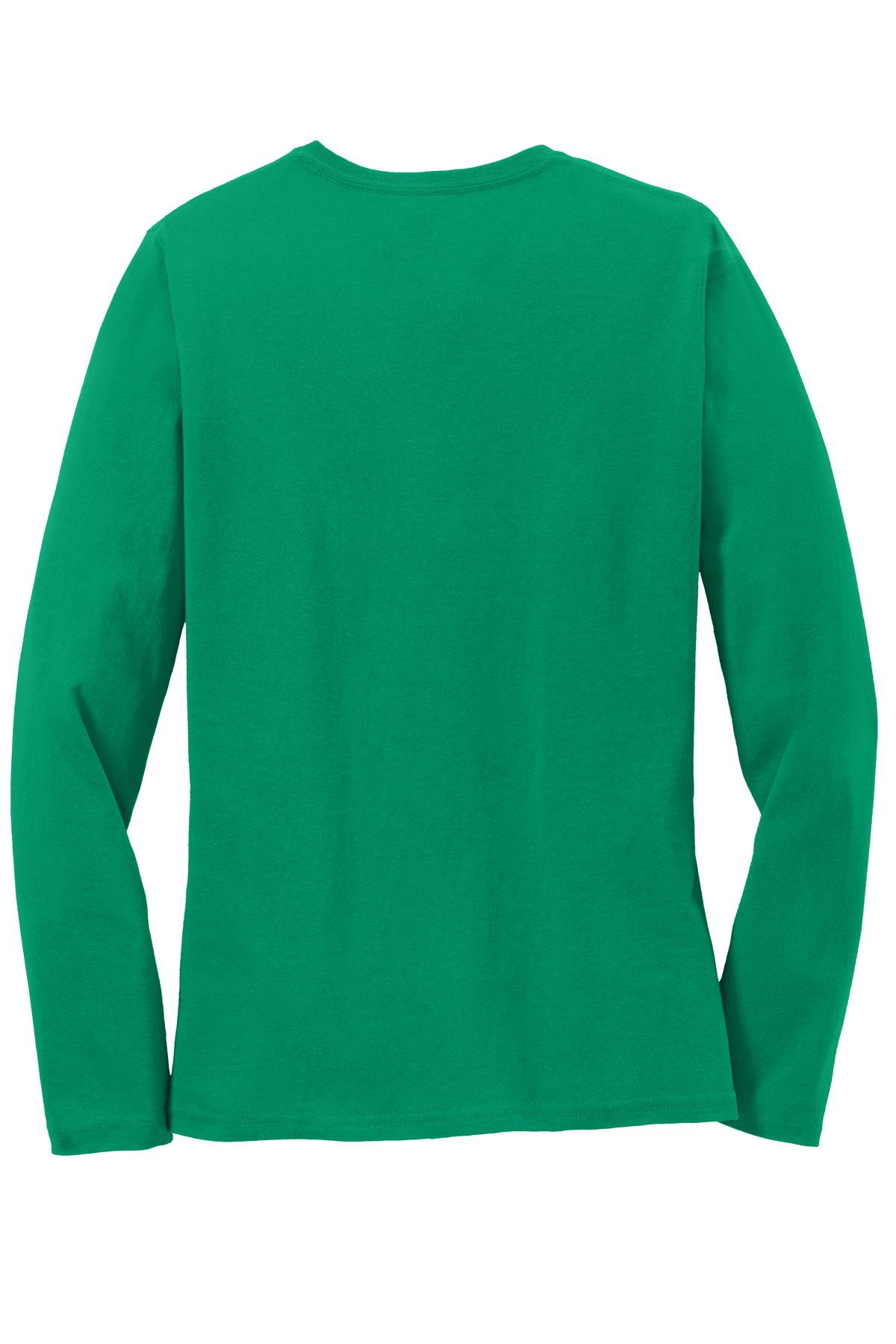 Port & Company Ladies Long Sleeve Core Cotton Tee - Bild 32 von 56