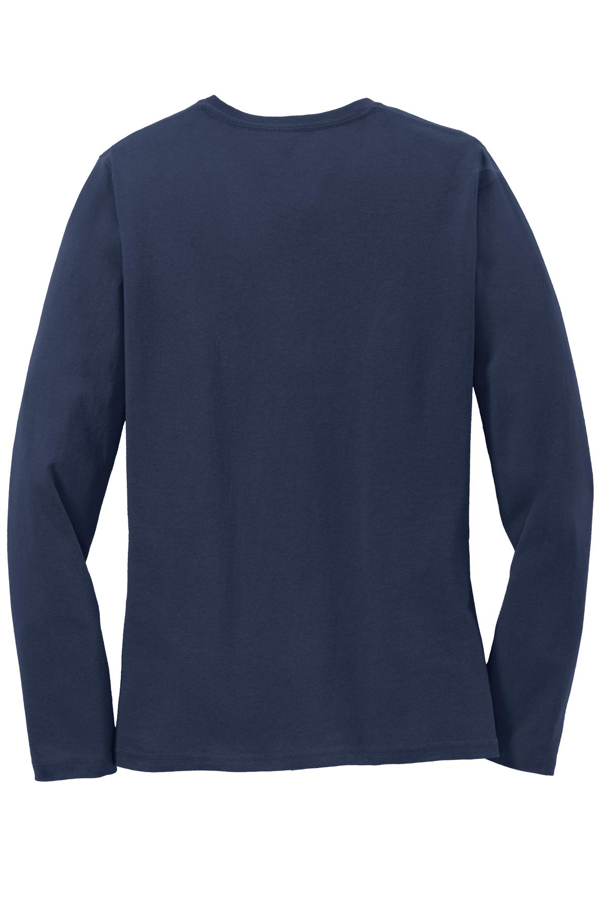 Port & Company Ladies Long Sleeve Core Cotton Tee - Bild 36 von 56