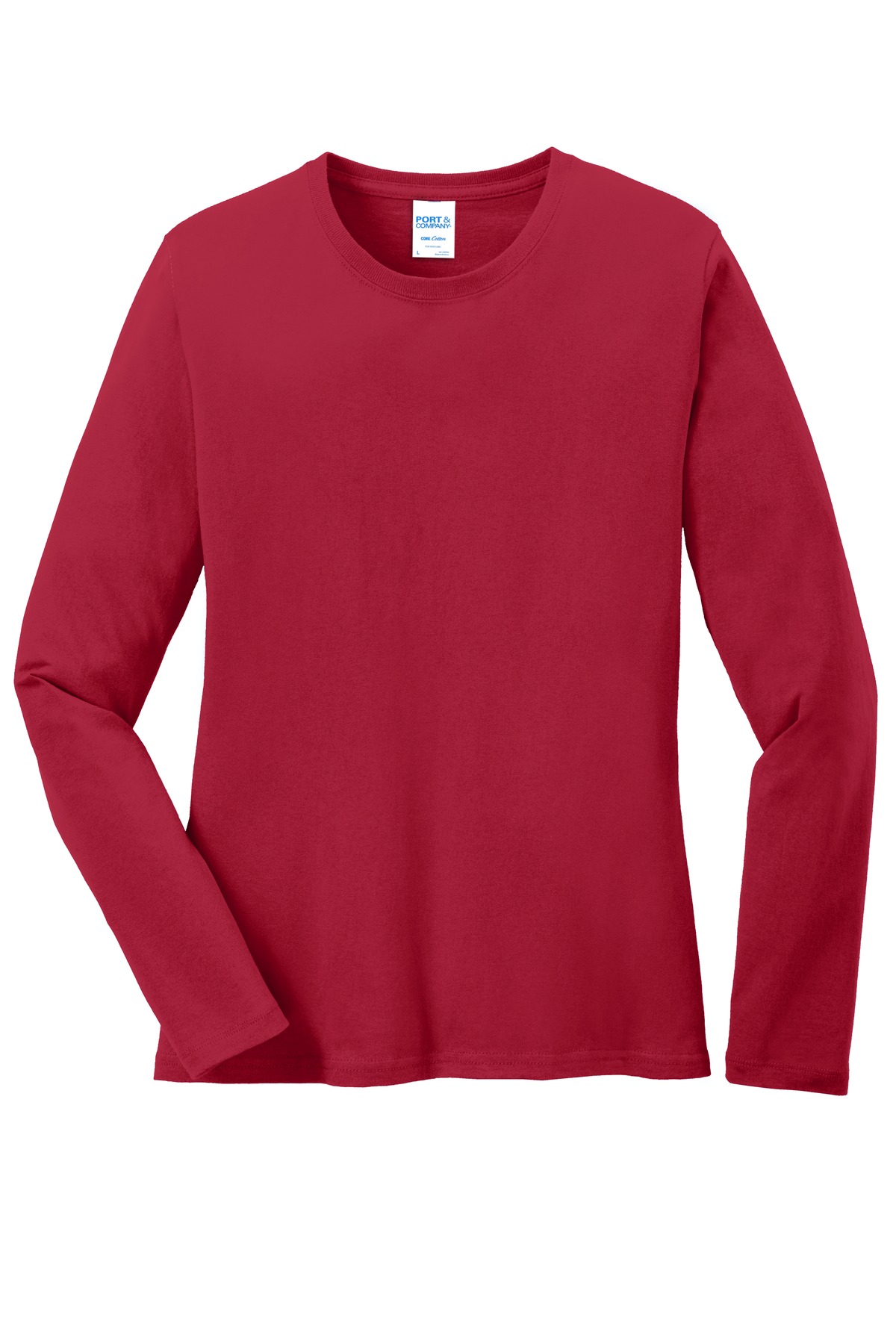 Port & Company Ladies Long Sleeve Core Cotton Tee - Bild 43 von 56