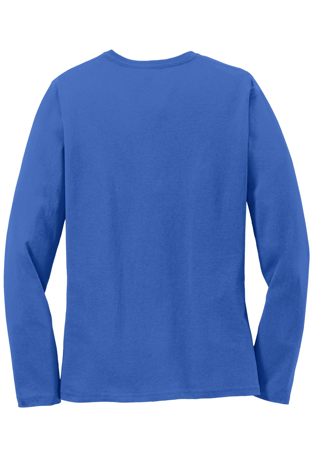 Port & Company Ladies Long Sleeve Core Cotton Tee - Bild 48 von 56