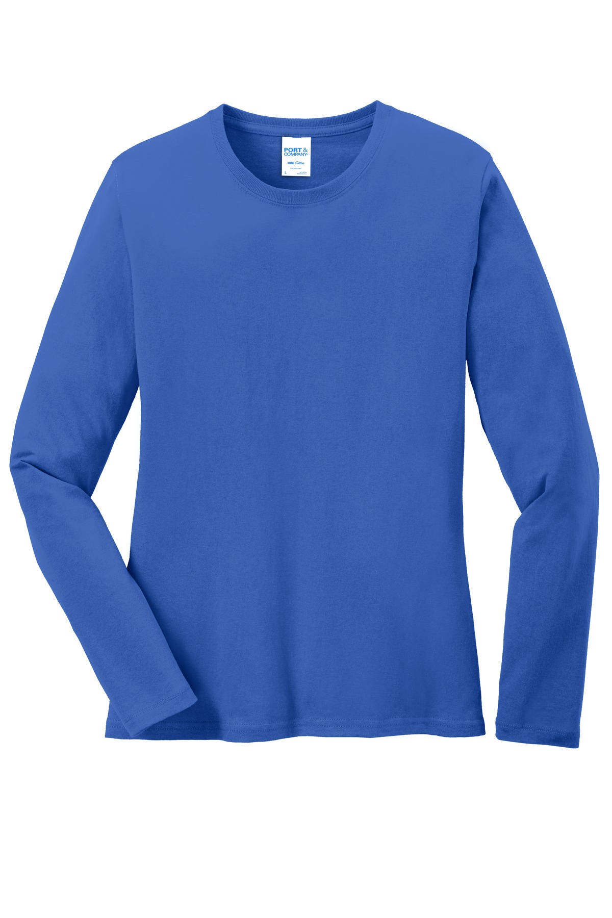 Port & Company Ladies Long Sleeve Core Cotton Tee - Bild 47 von 56