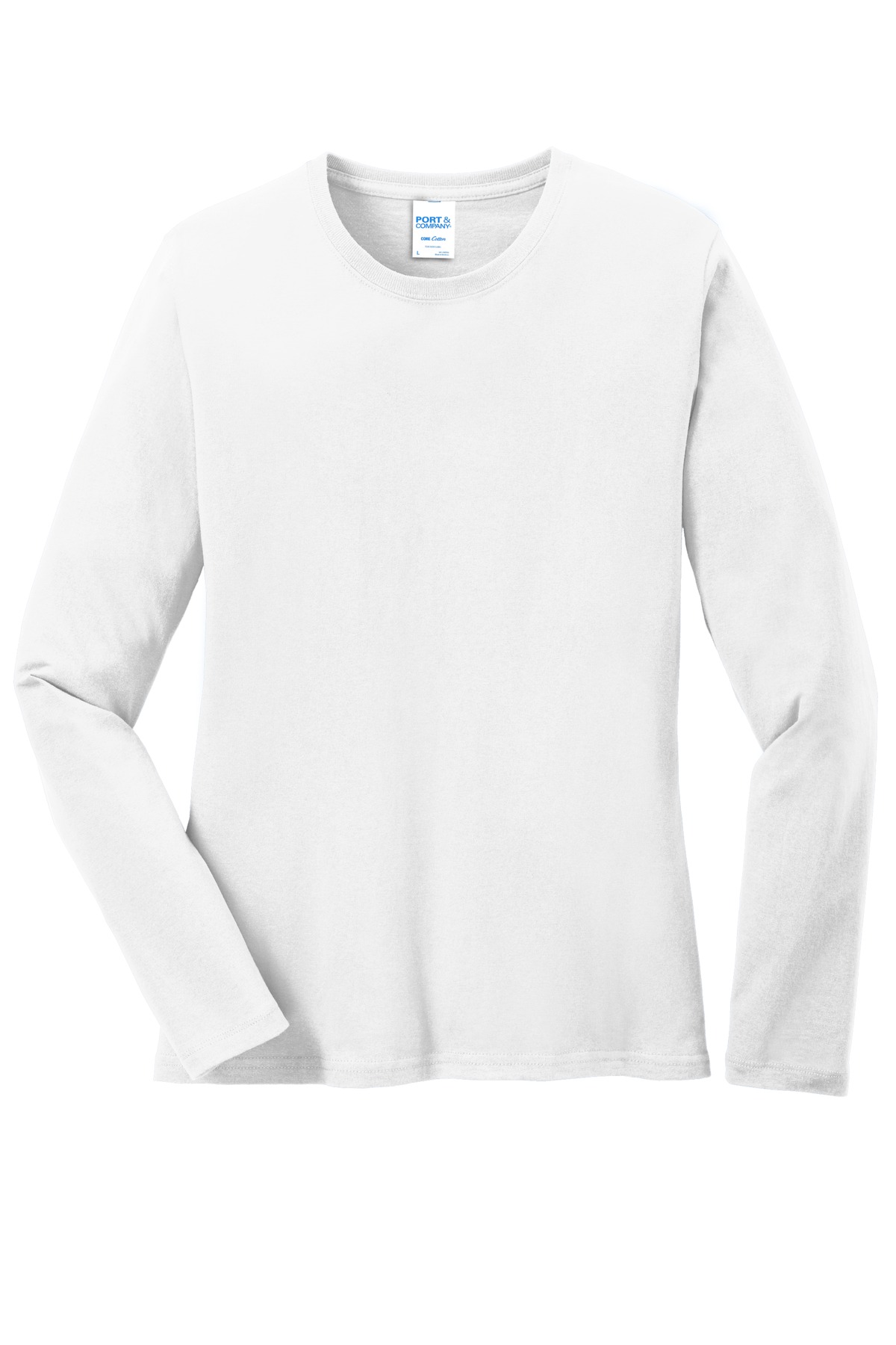 Port & Company Ladies Long Sleeve Core Cotton Tee - Bild 55 von 56