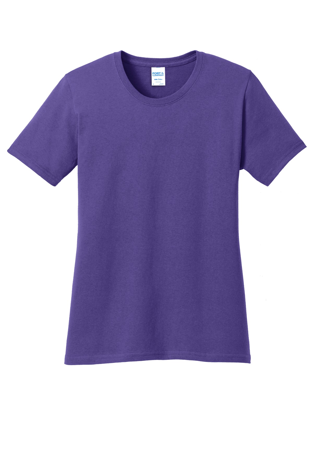 Port & Company Women's Core Cotton Tee. LPC54