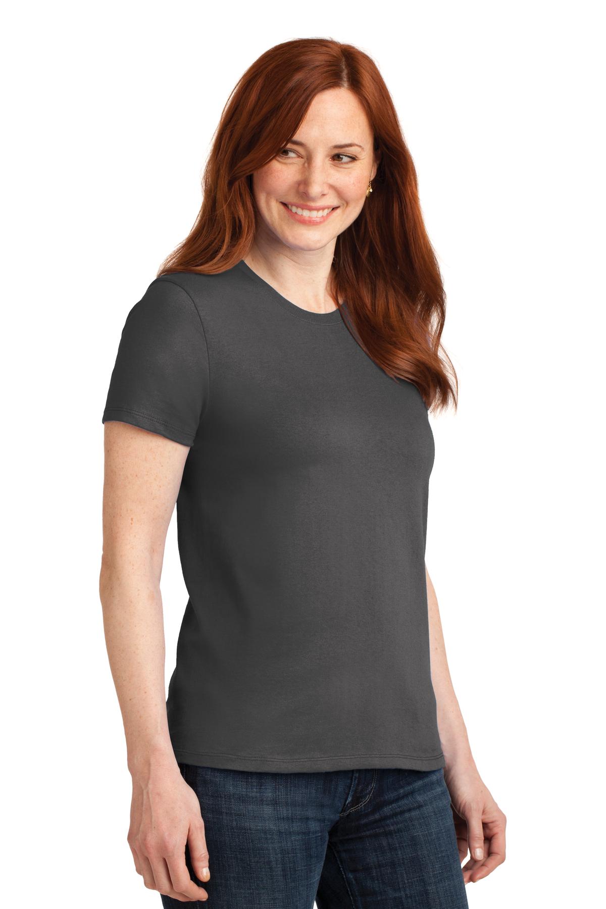 Port & Co Women's Core Blend Tee. LPC55
