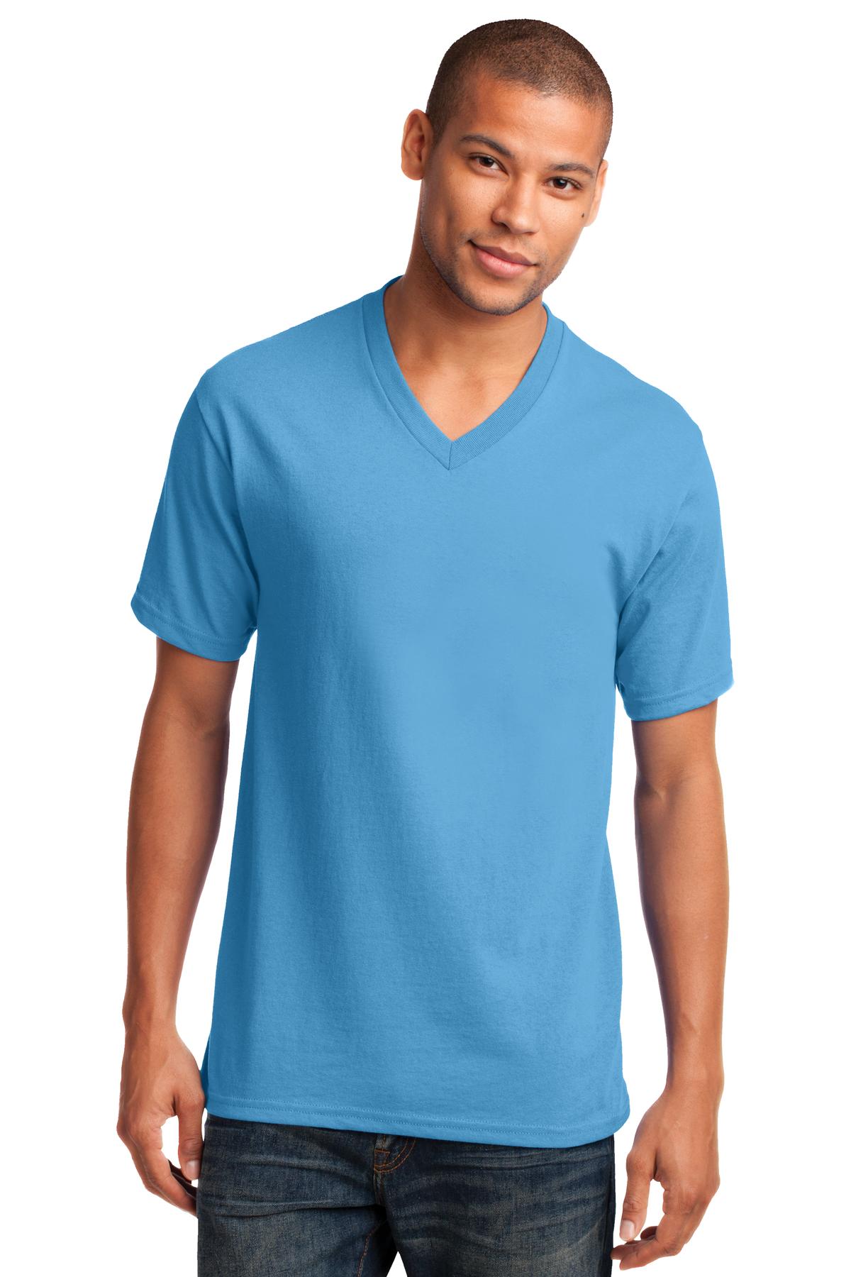 Port & Company Core Cotton V-Neck T-Shirt - PC54V