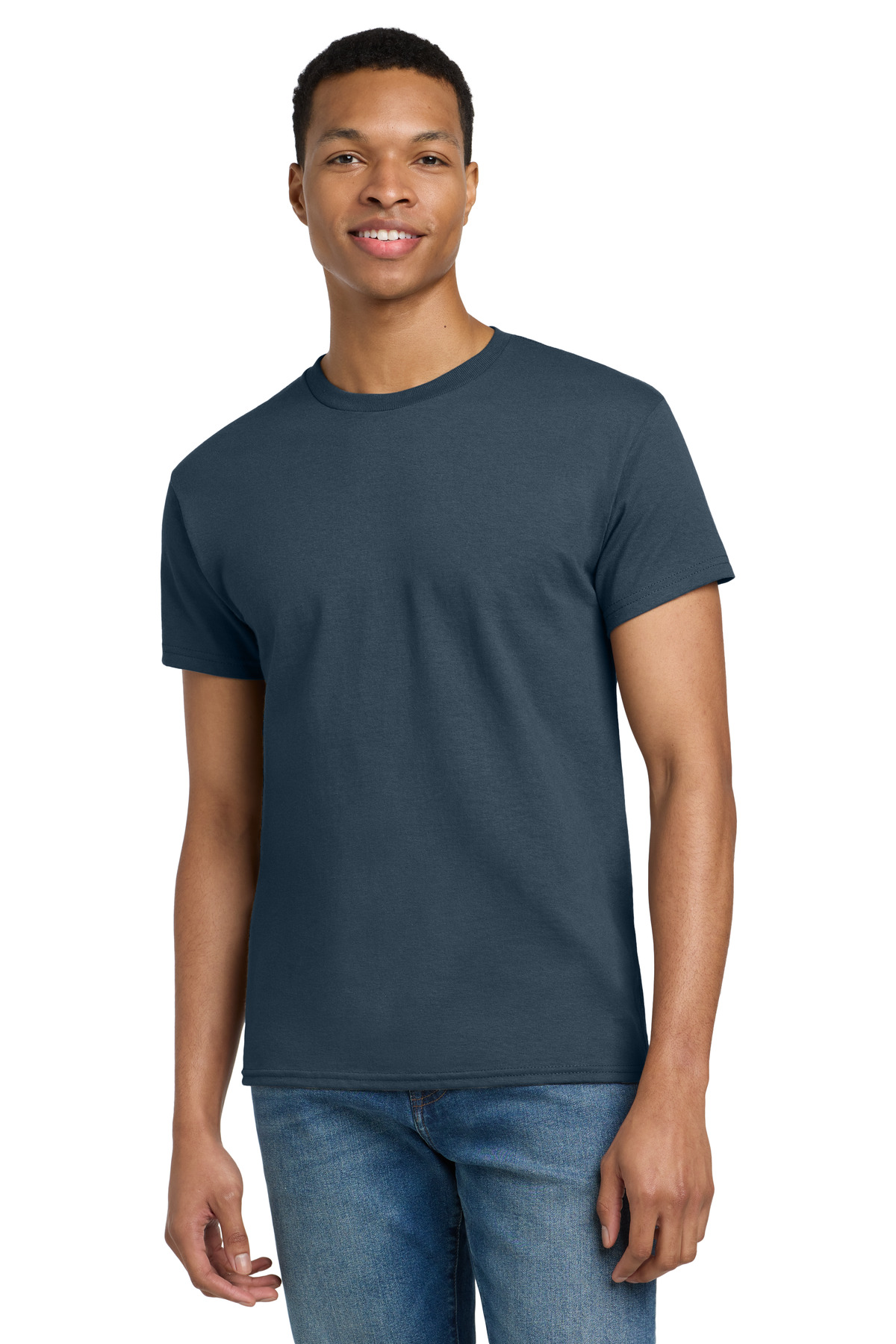 Gildan ® - Ultra Cotton ® 100% US Cotton T-Shirt. 2000 - Blue Dusk