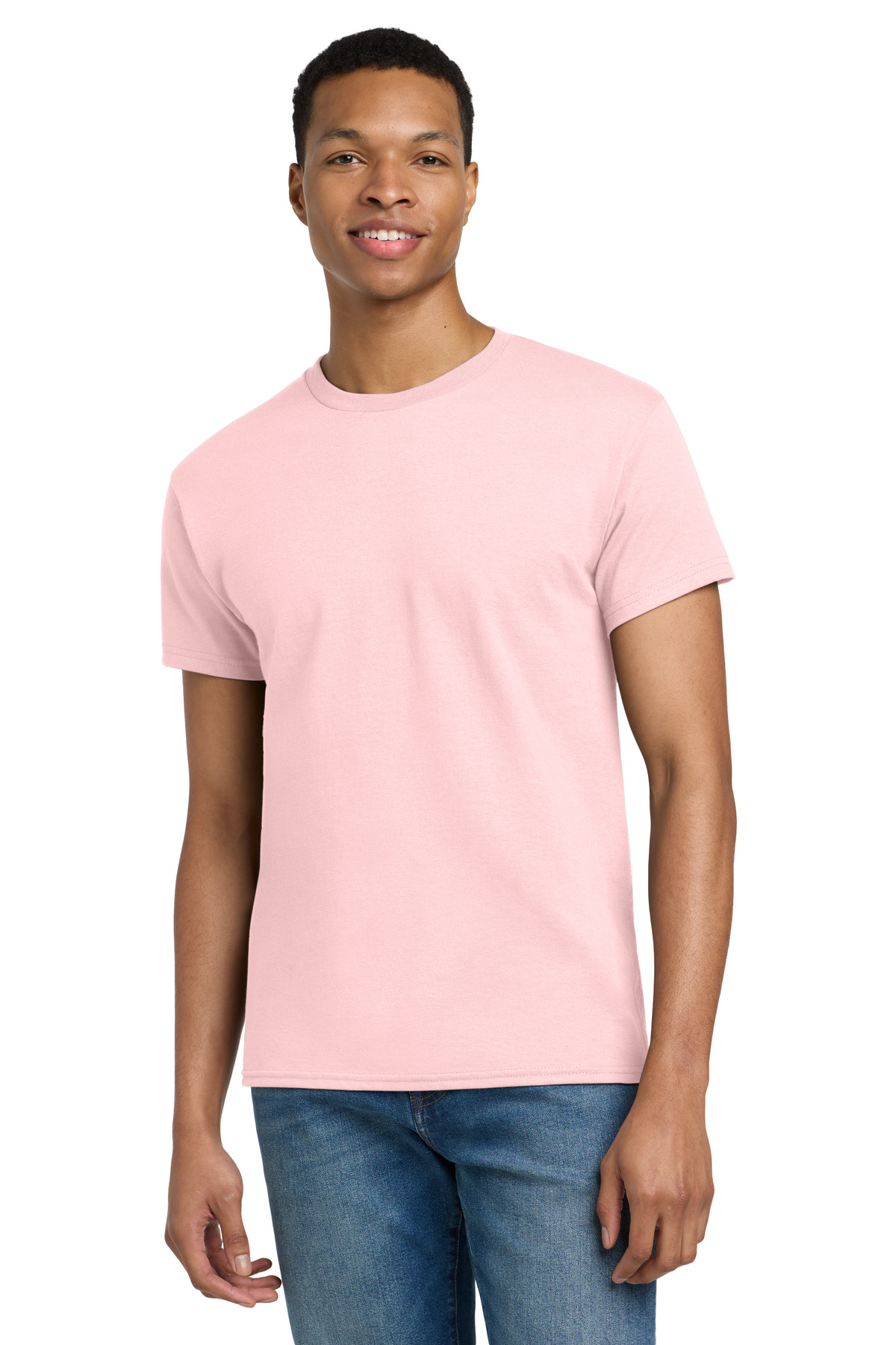 Gildan ® - Ultra Cotton ® 100% US Cotton T-Shirt. 2000 - Light Pink