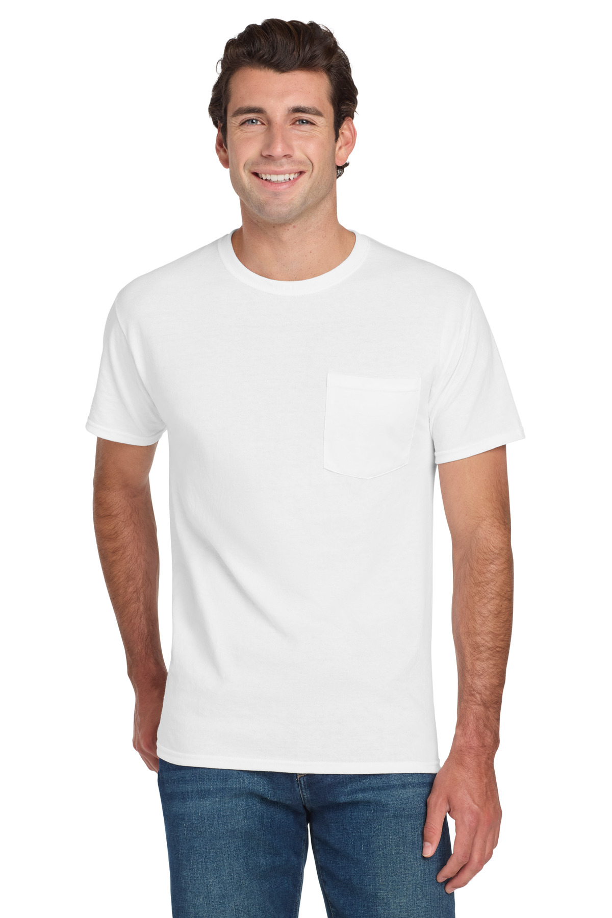 Jerzees - Dri-Power 50/50 Cotton/Poly Pocket T-Shirt-Jerzees