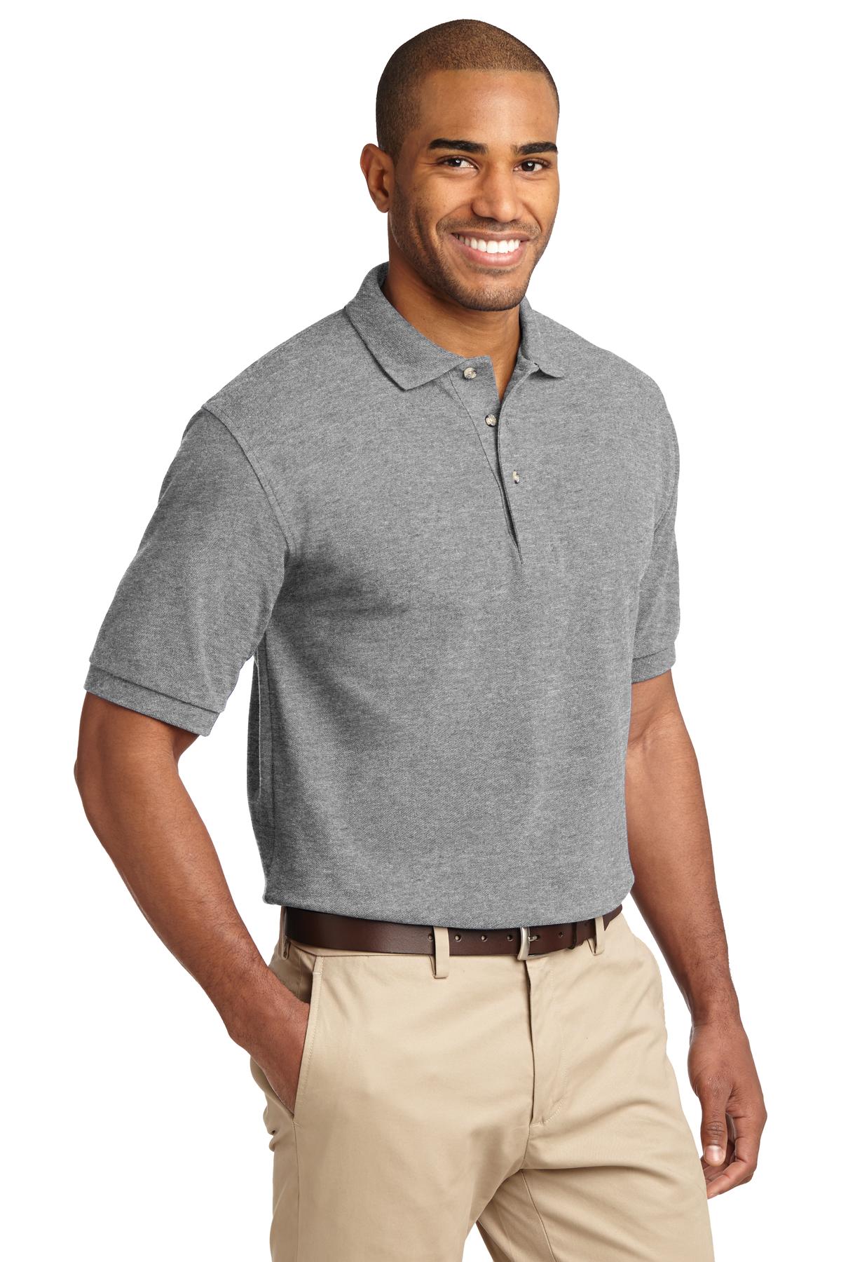 Port Authority Heavyweight Cotton Pique Polo. K420