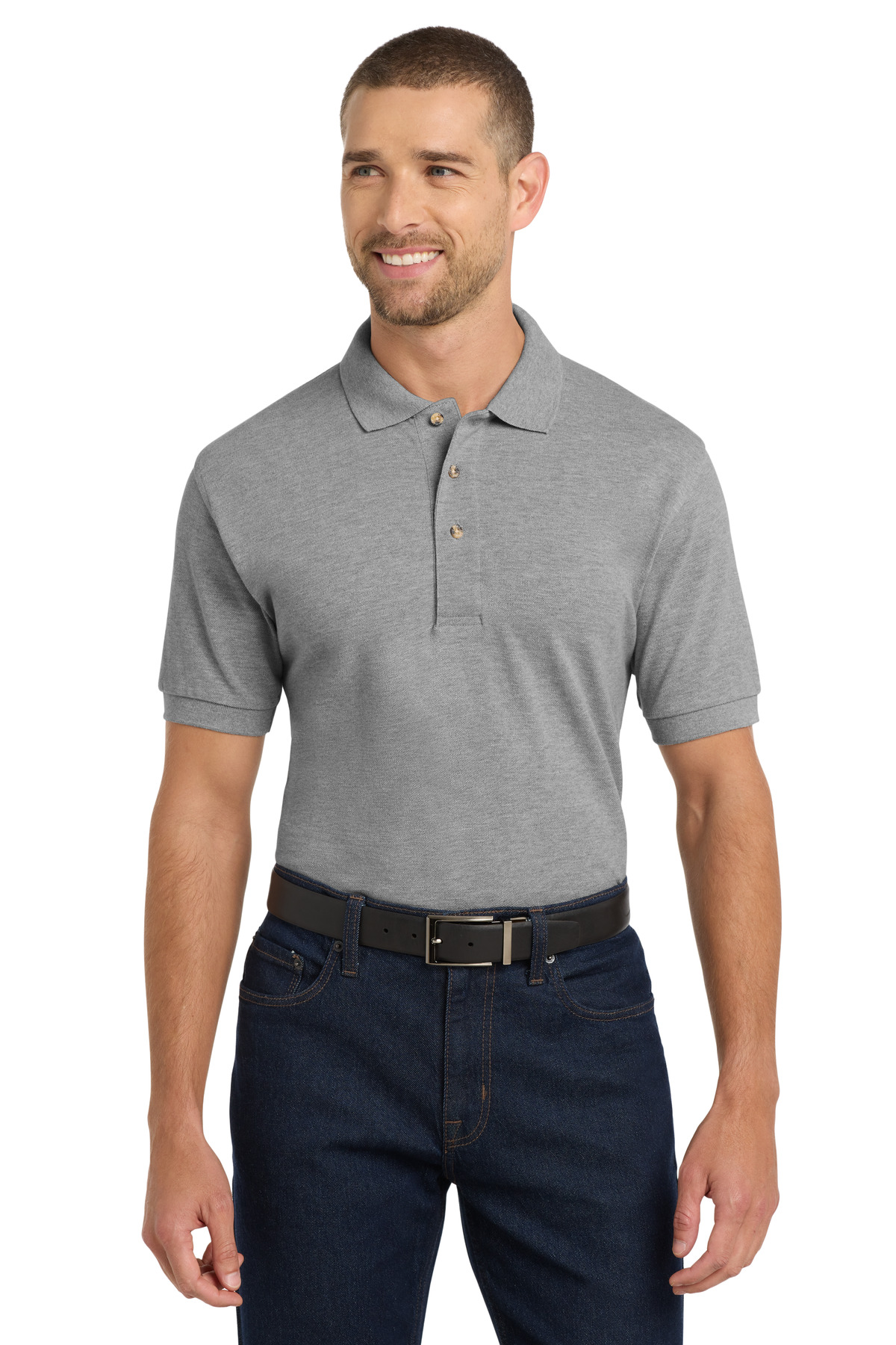 Port Authority ® Heavyweight Cotton Pique Polo. K420 - Image 5