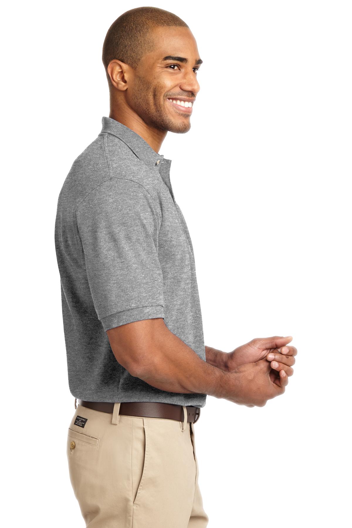Port Authority Heavyweight Cotton Pique Polo. K420