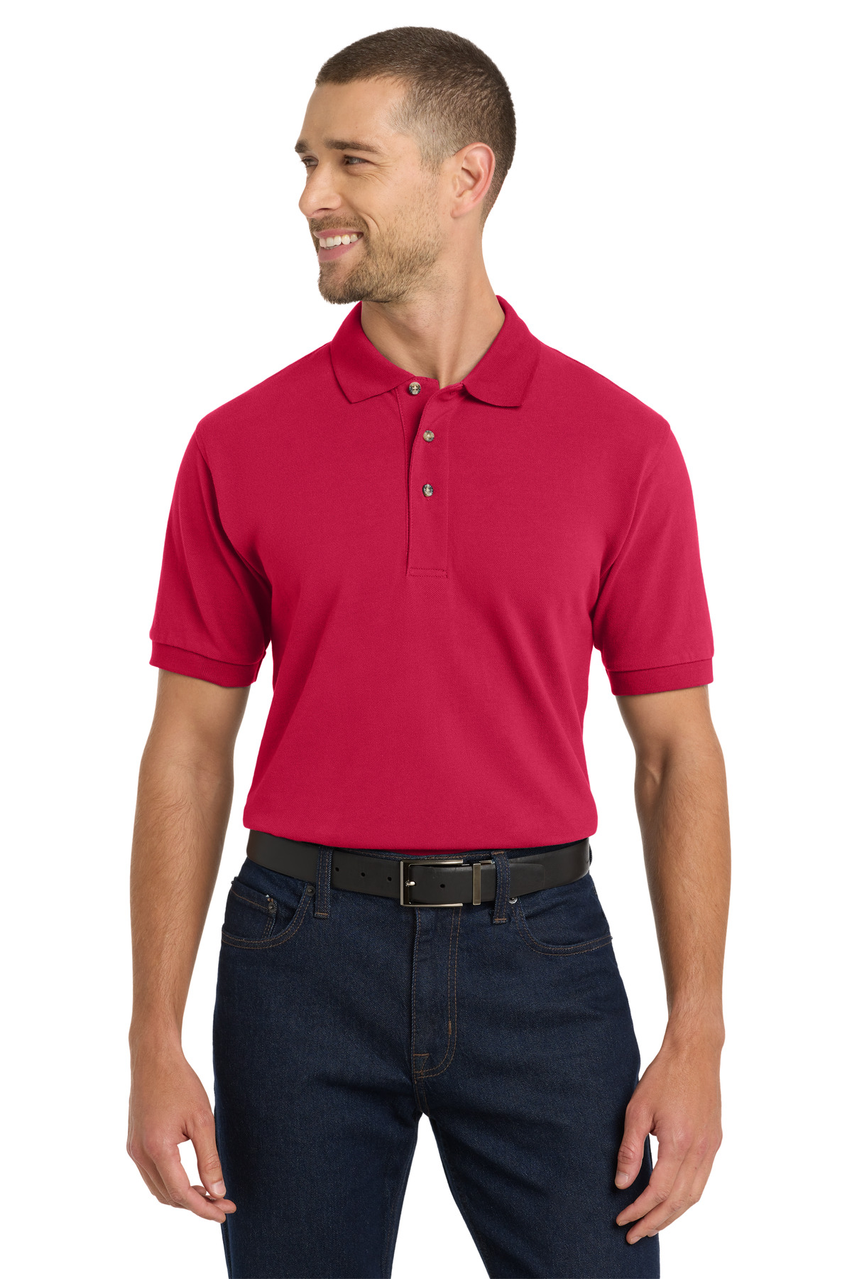 Port Authority Heavyweight Cotton Pique Polo. K420