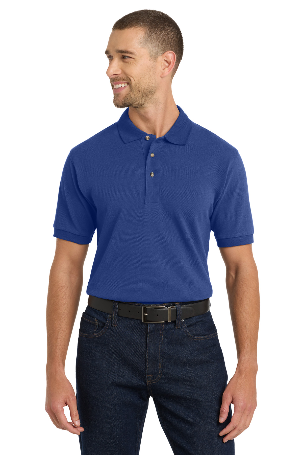 Port Authority Heavyweight Cotton Pique Polo-Port Authority
