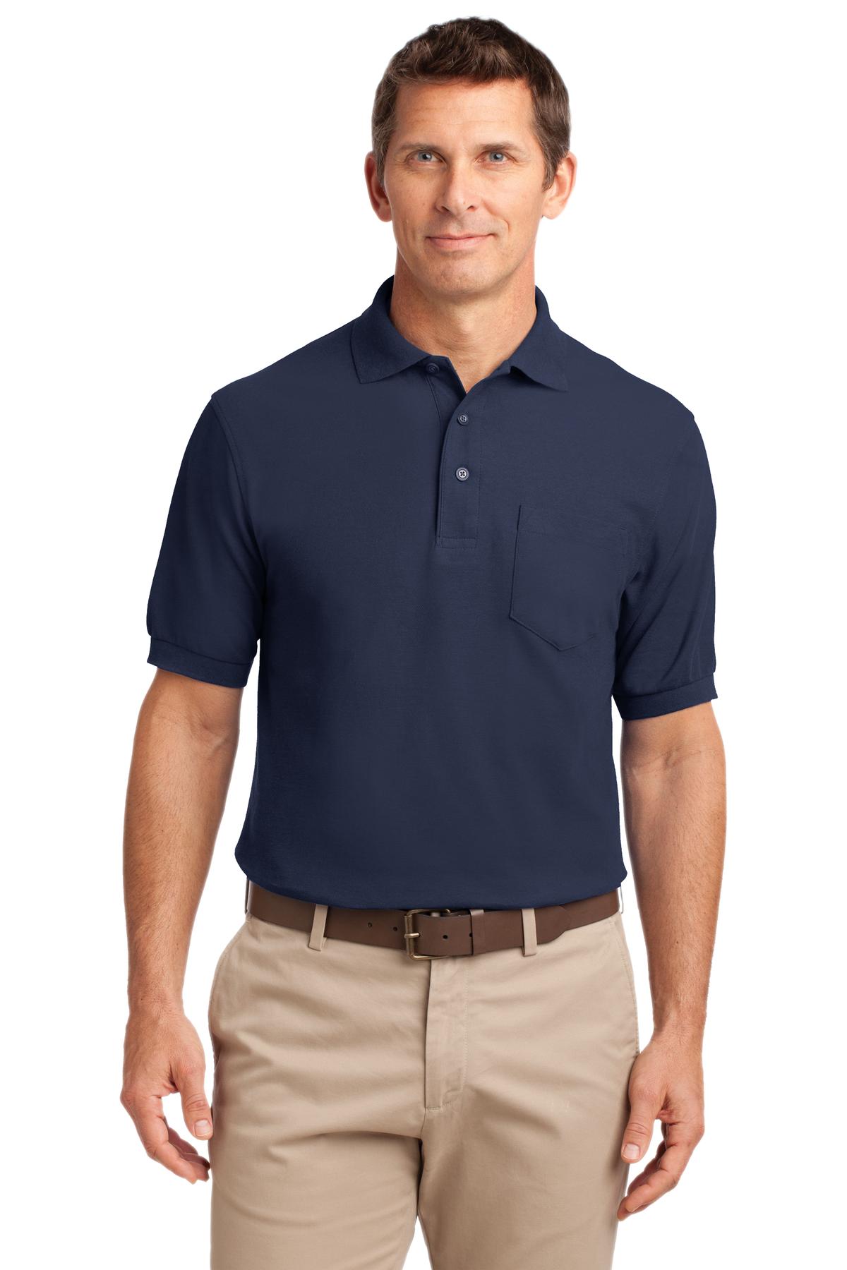 Port Authority ® Silk Touch™ Polo with Pocket. K500P - Image 2