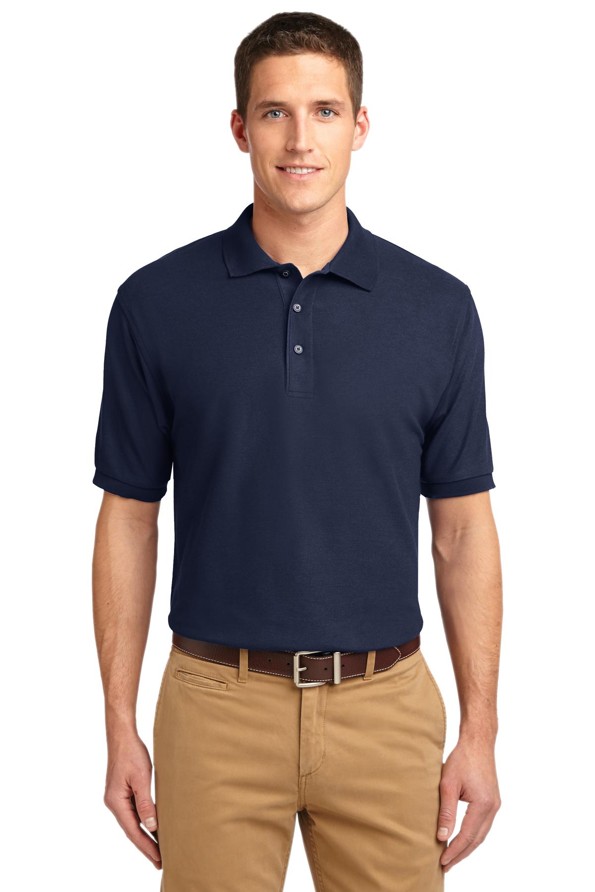 Port Authority Extended Size Silk Touch Polo. K500ES