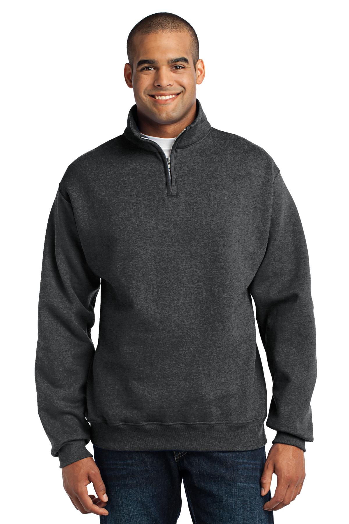 JERZEES   - NuBlend   1/4-Zip Cadet Collar Sweatshirt.