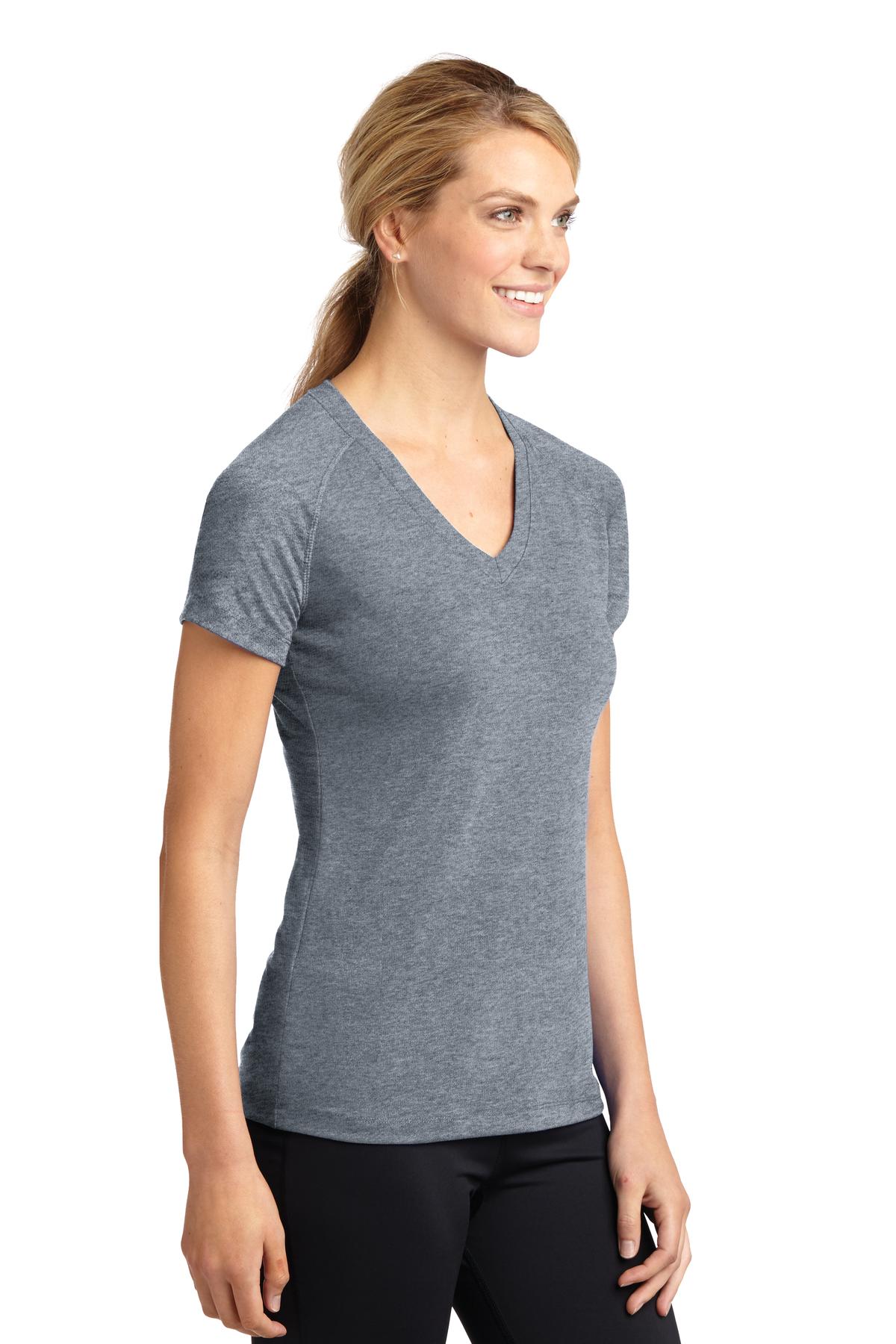 Sport-Tek Women's Ultimate Performance V-Neck. LST700