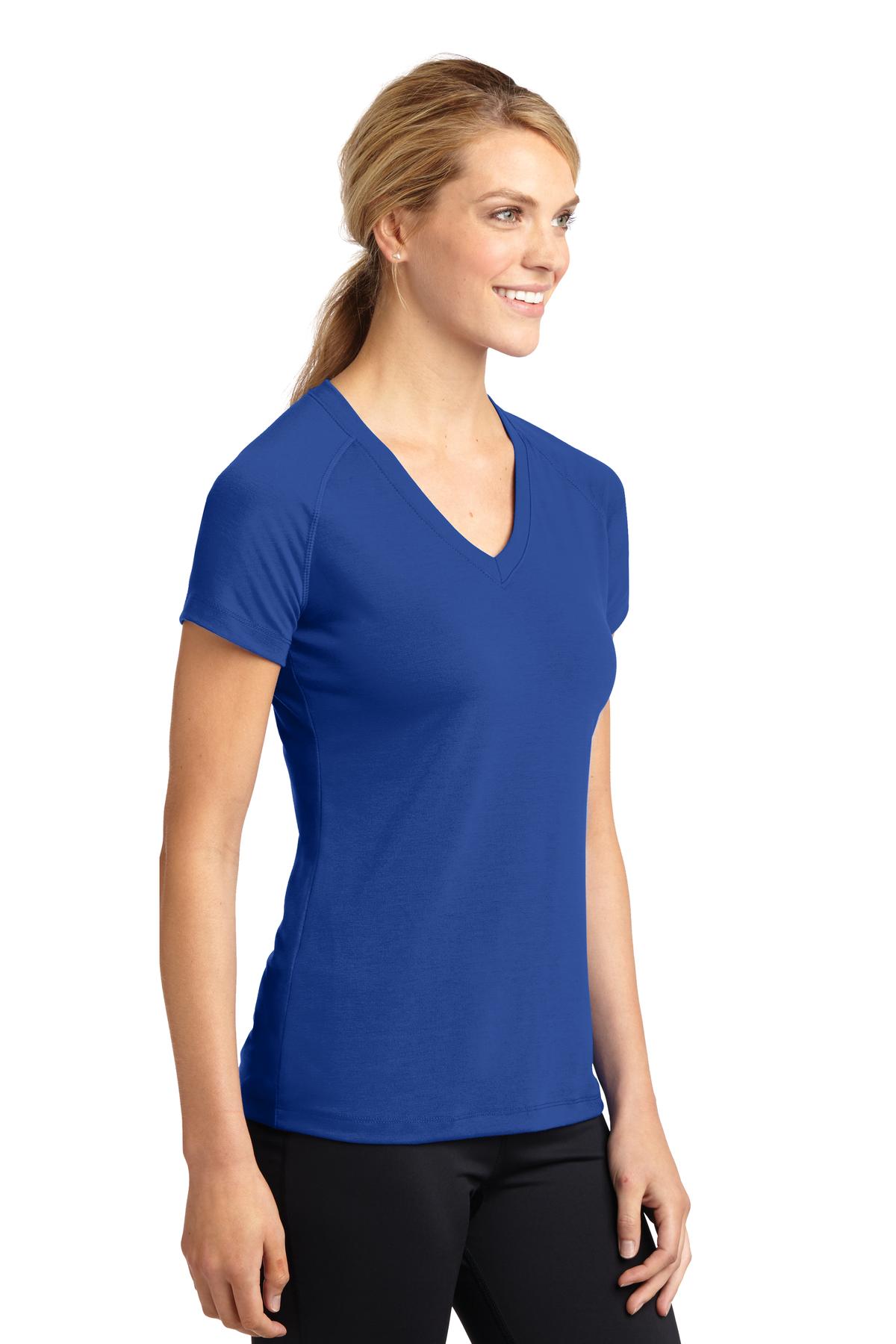 Sport-Tek Women's Ultimate Performance V-Neck. LST700