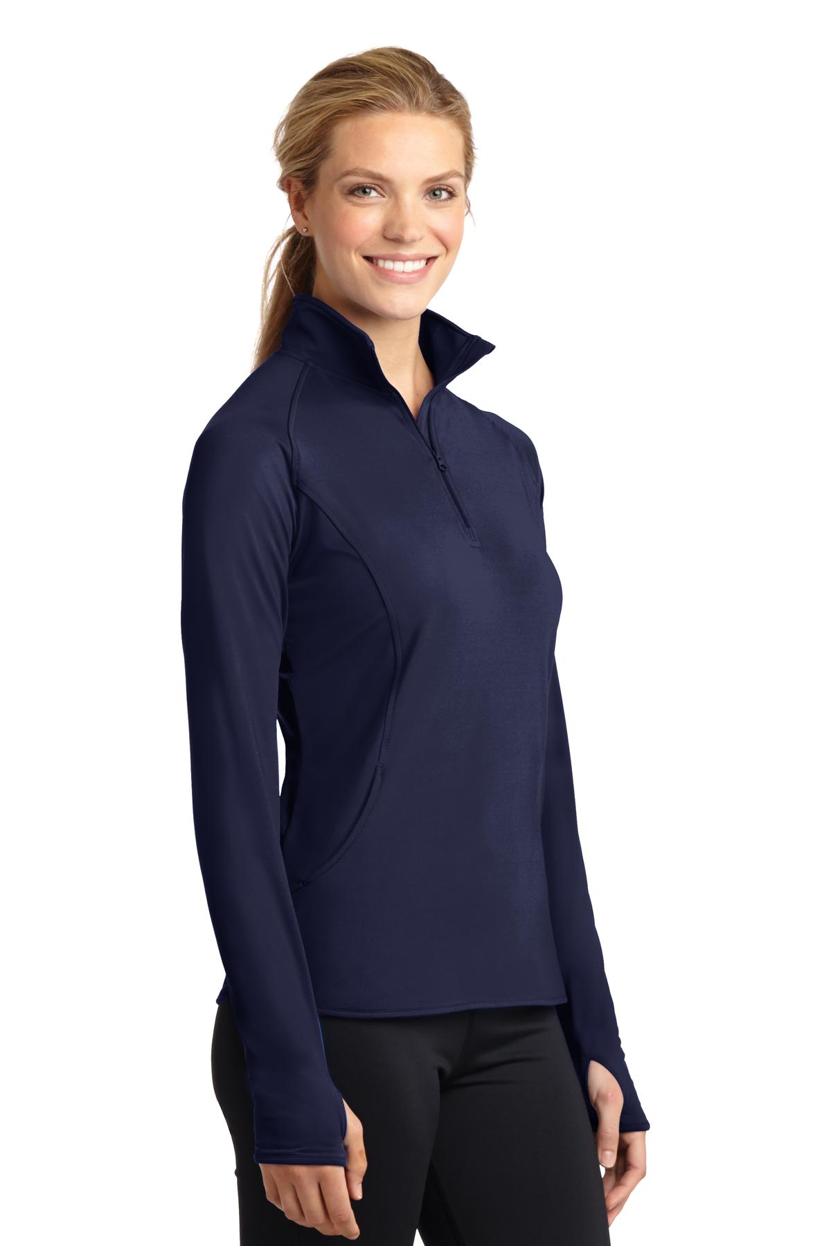 Sport-Tek Women's Sport-Wick Stretch 1/4-Zip Pullover. LST850