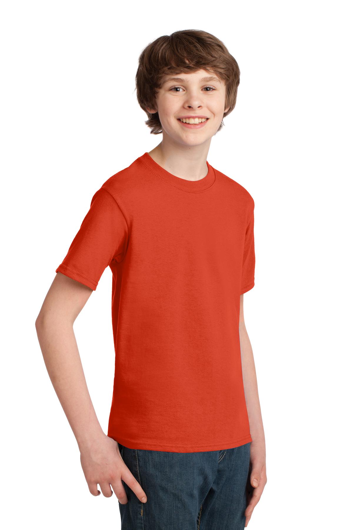 Port & Co Youth Essential Tee. PC61Y