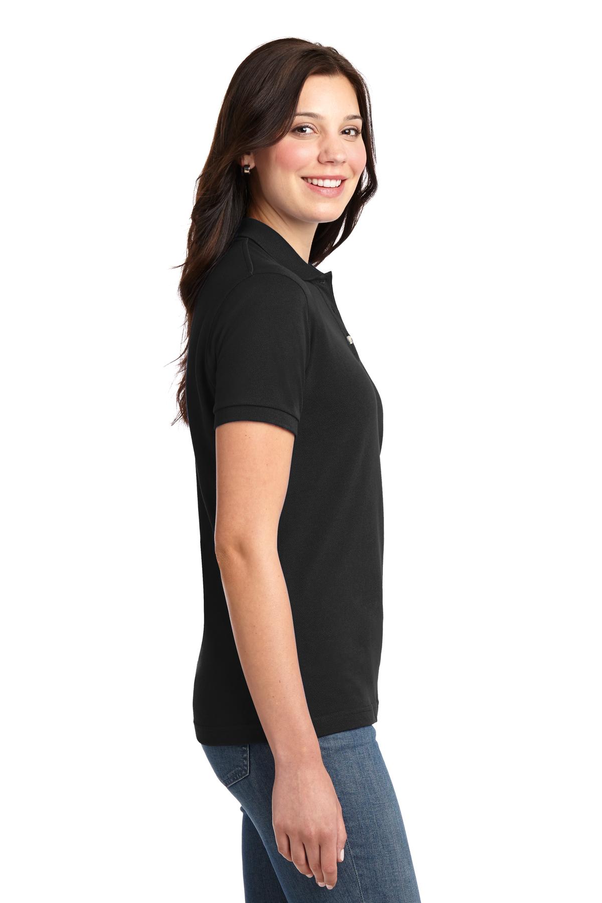 Port Authority Women's Heavyweight Cotton Pique Polo. L420