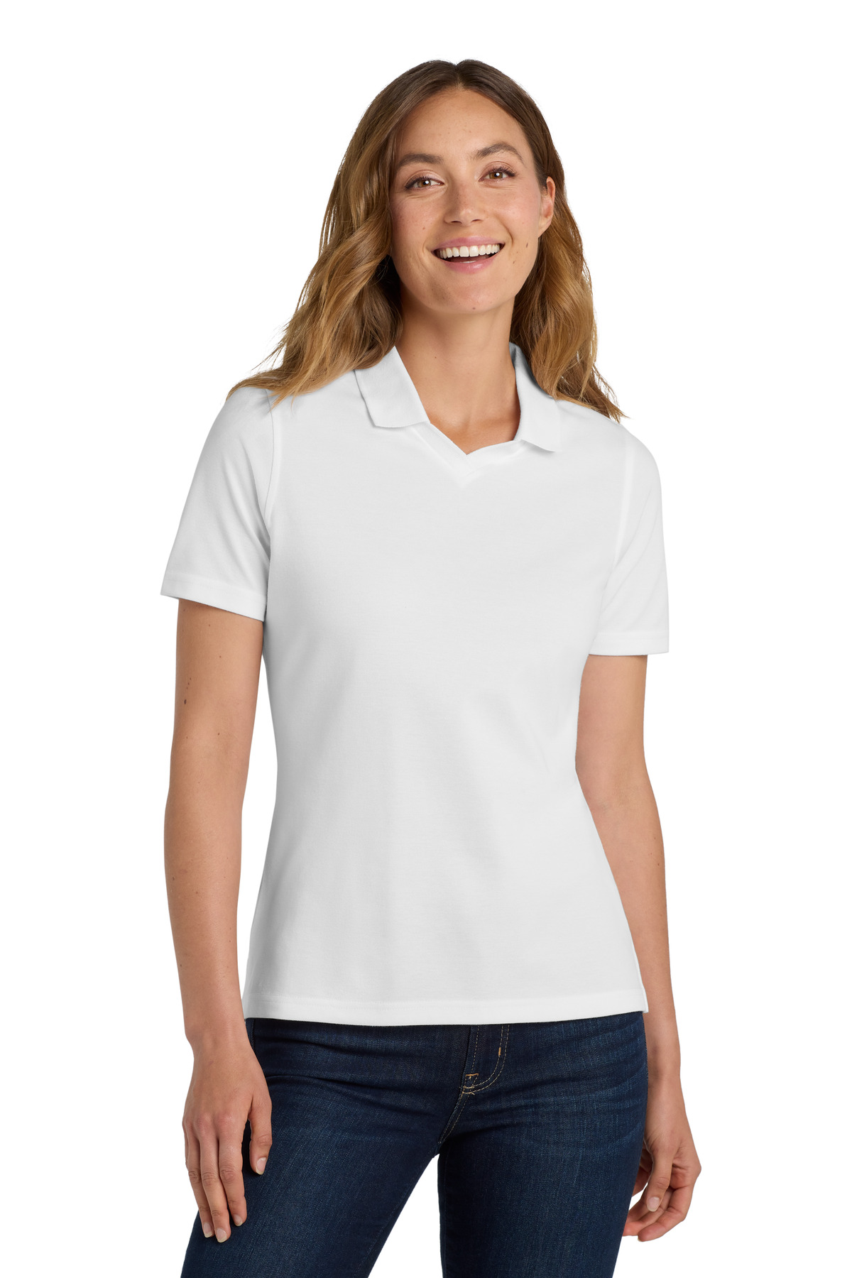 Port Authority Ladies Hospitality Polos & Knits ® Ladies Rapid Dry Polo.-Port Authority