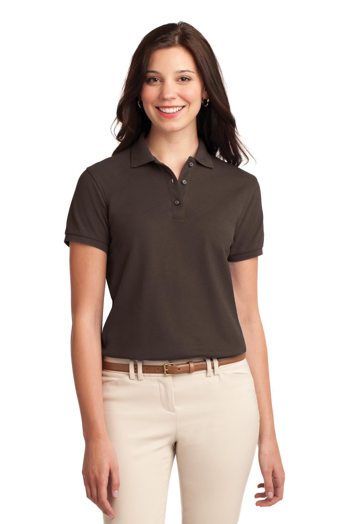 Port Authority ® Women's Silk Touch™ Polo. L500 - Image 18