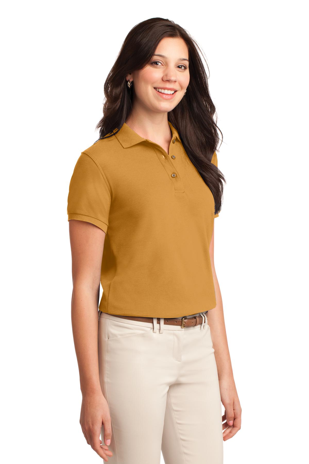 Port Authority Women's Silk Touch Polo. L500