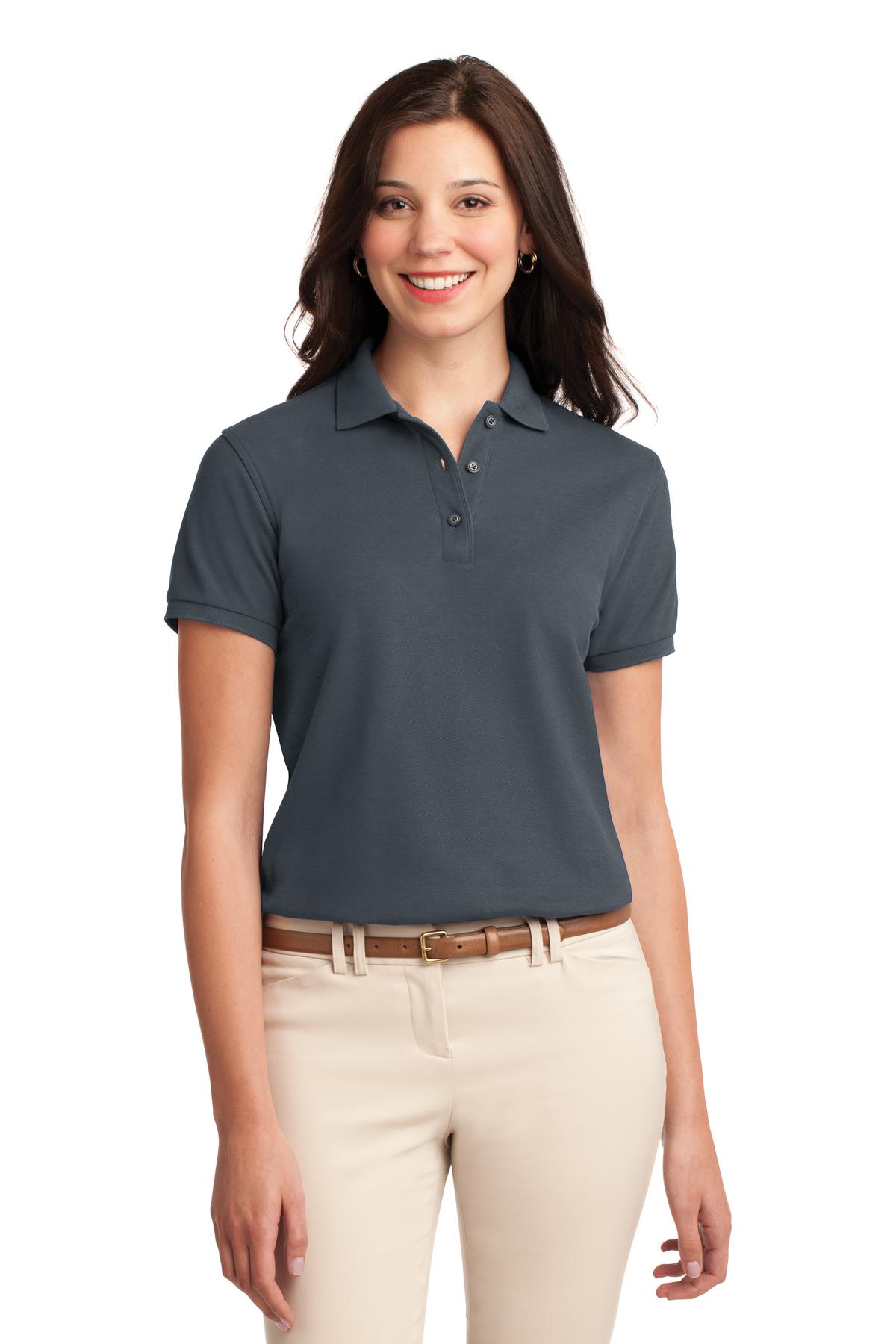 Port Authority ® Women's Silk Touch™ Polo. L500 - Image 19