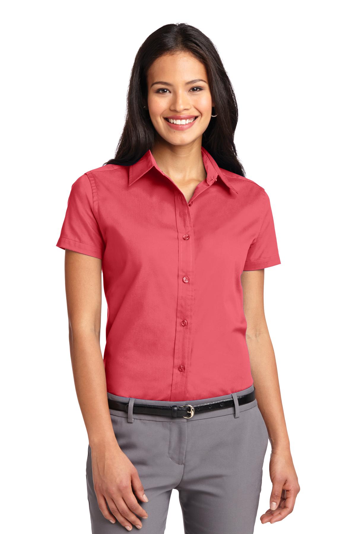 Port Authority Ladies Short Sleeve Easy Care Shirt. L508