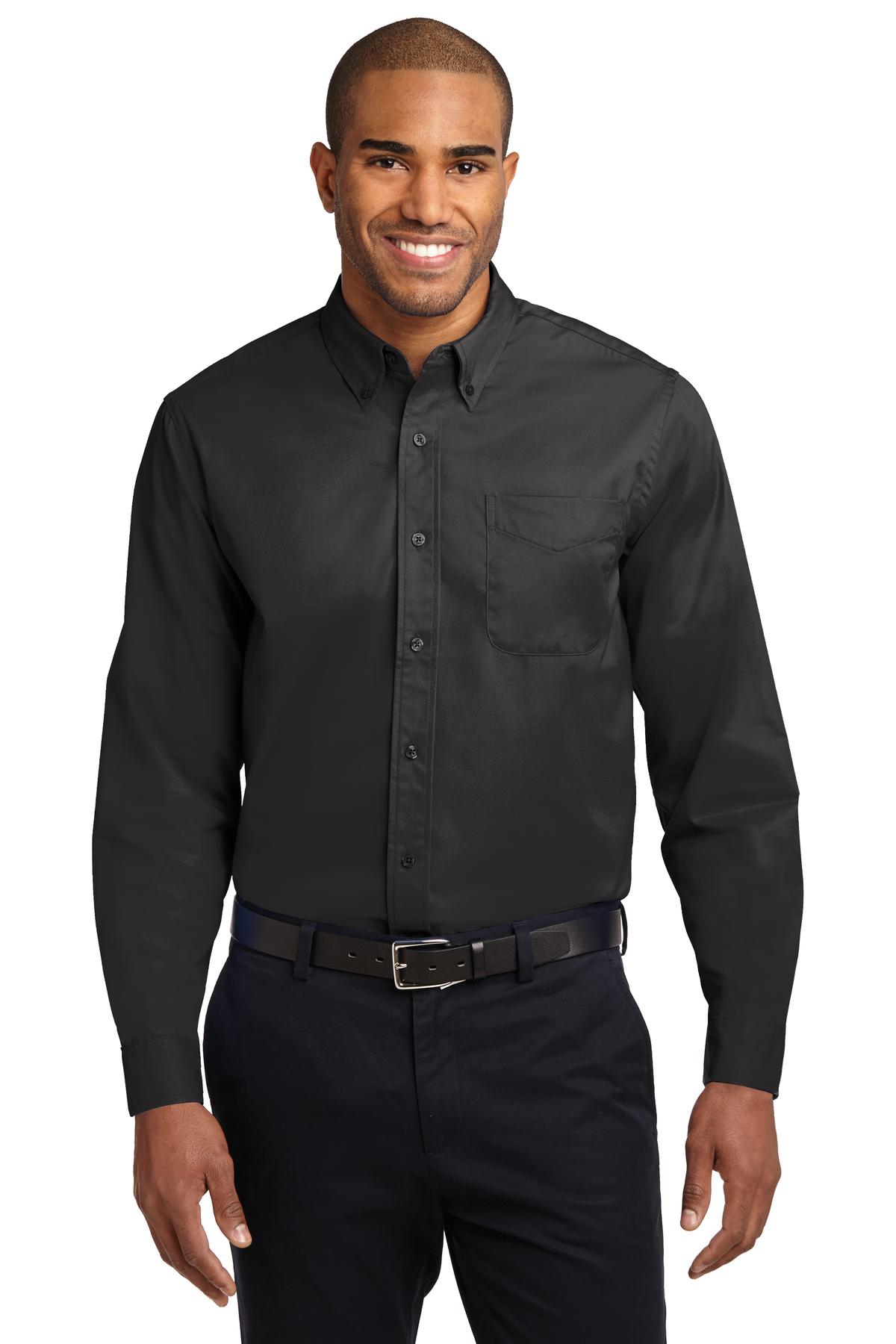 Port Authority Woven Shirts for Hospitality ® Long Sleeve Easy Care Shirt.-Port Authority