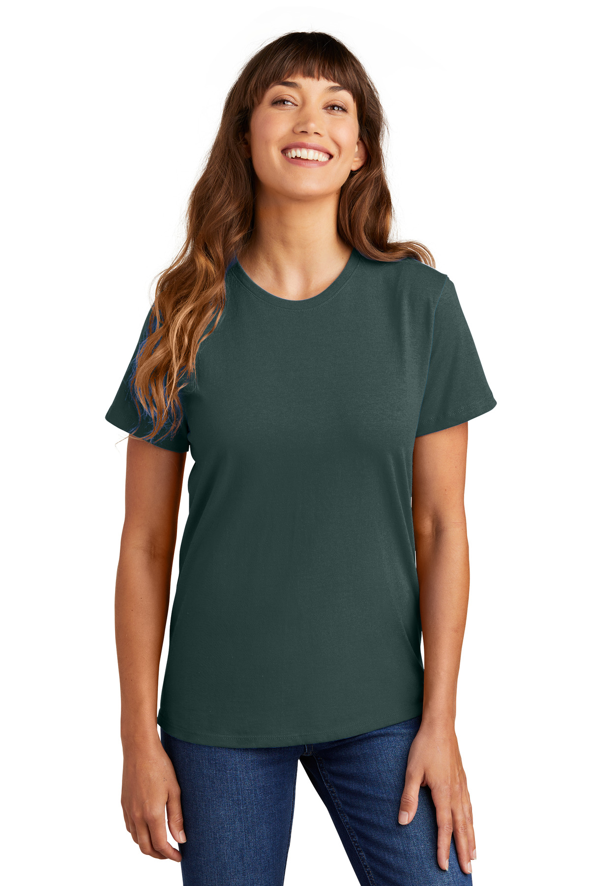 Port & Co ™ Women's Essential Tee. LPC61 - Dark Green