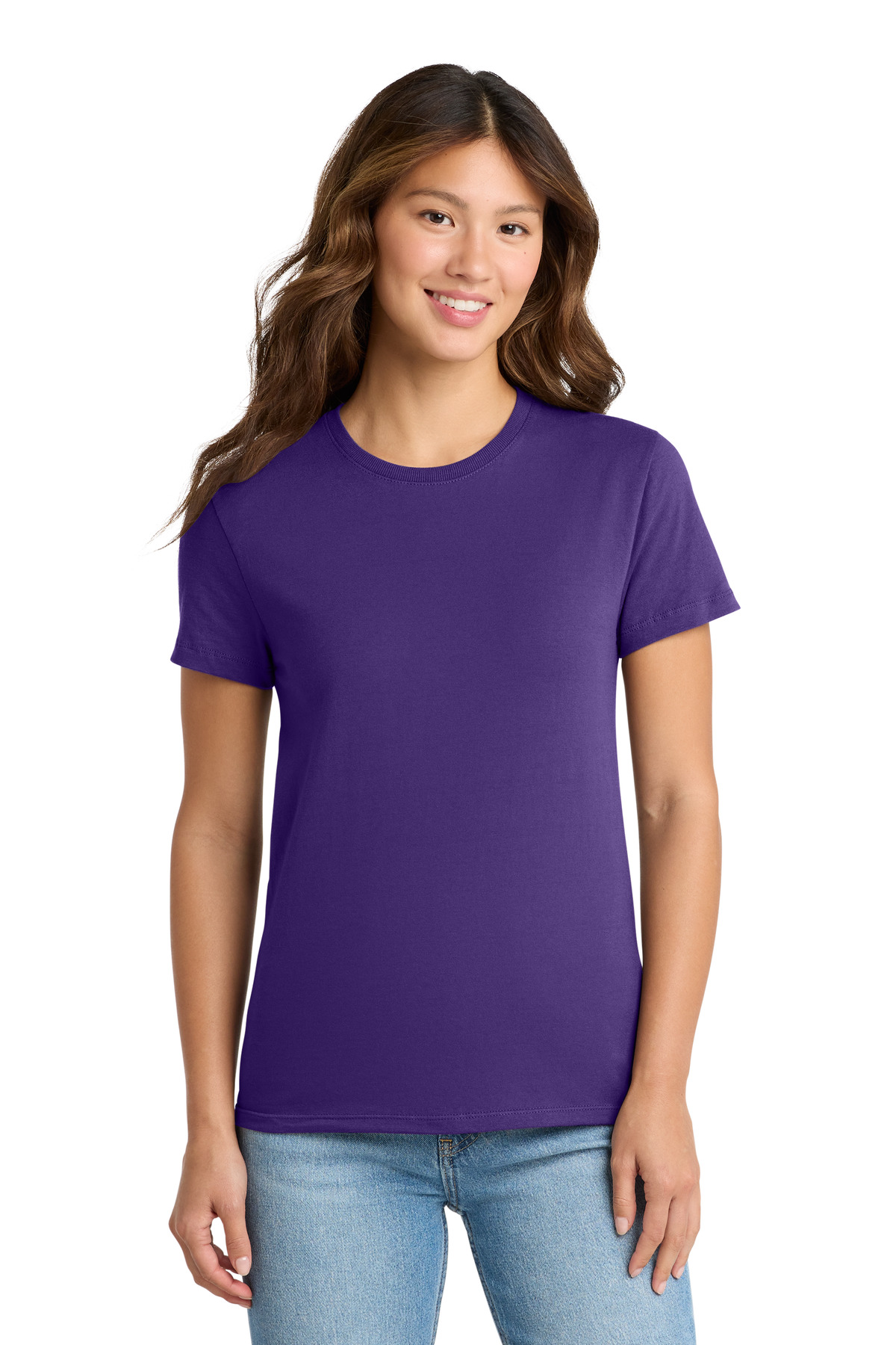 Port & Co ™ Women's Essential Tee. LPC61 - Purple