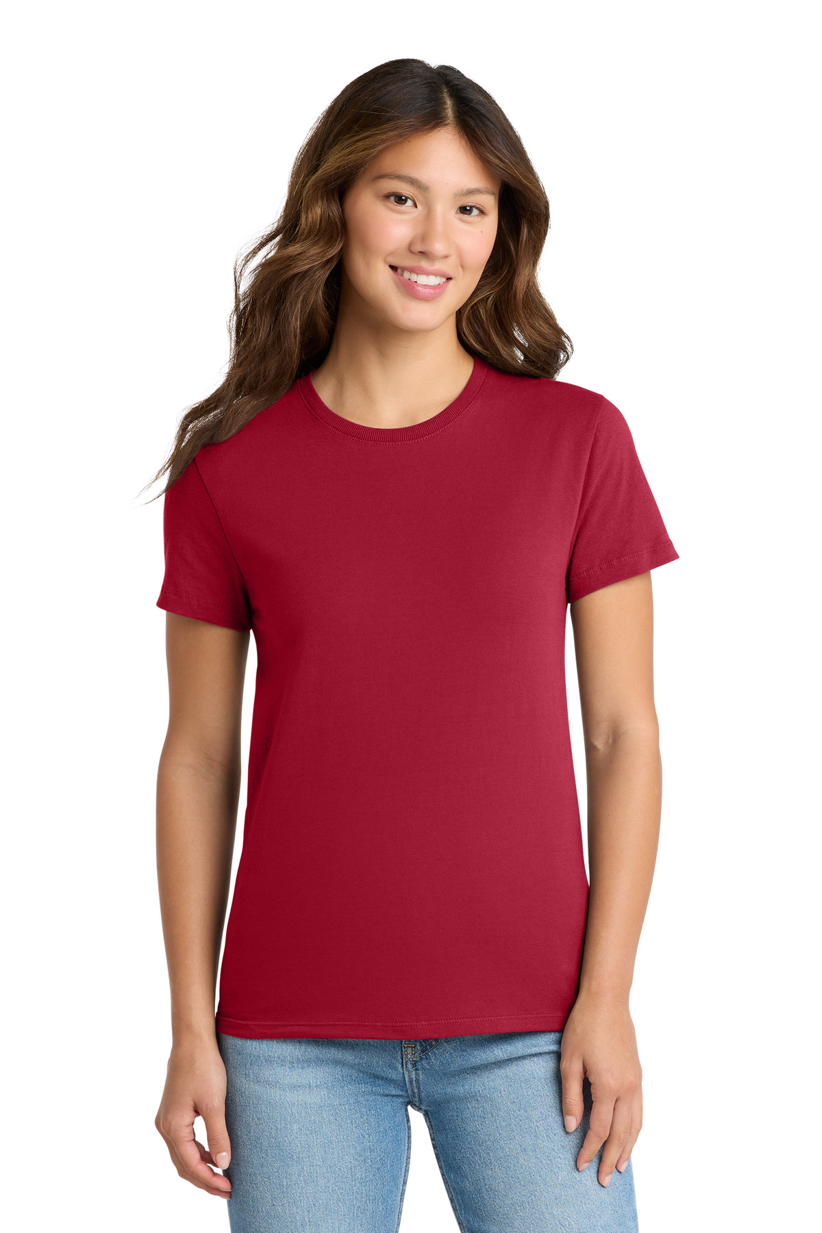 Port & Co ™ Women's Essential Tee. LPC61 - Red