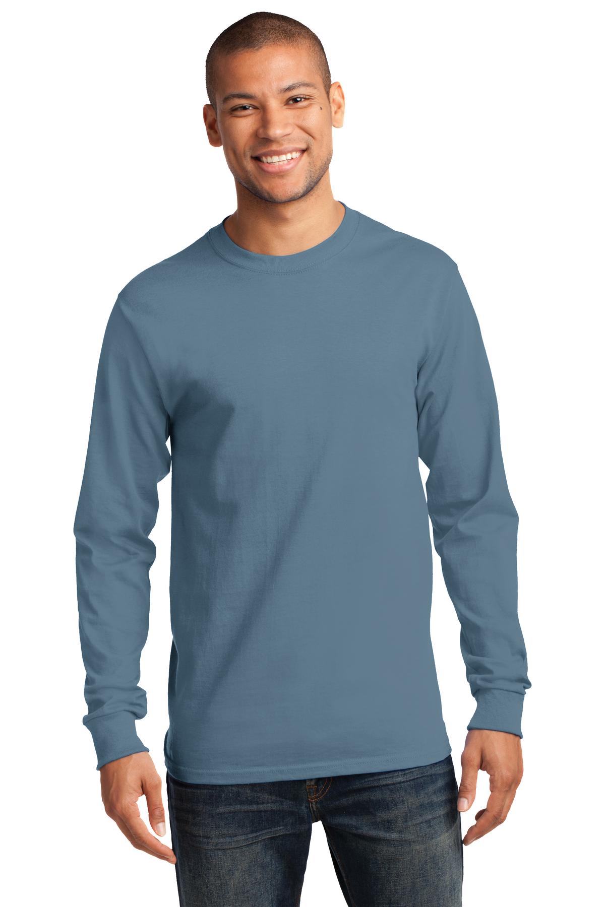 Port and Company - Tall Long Sleeve Essential Tee. PC61LST