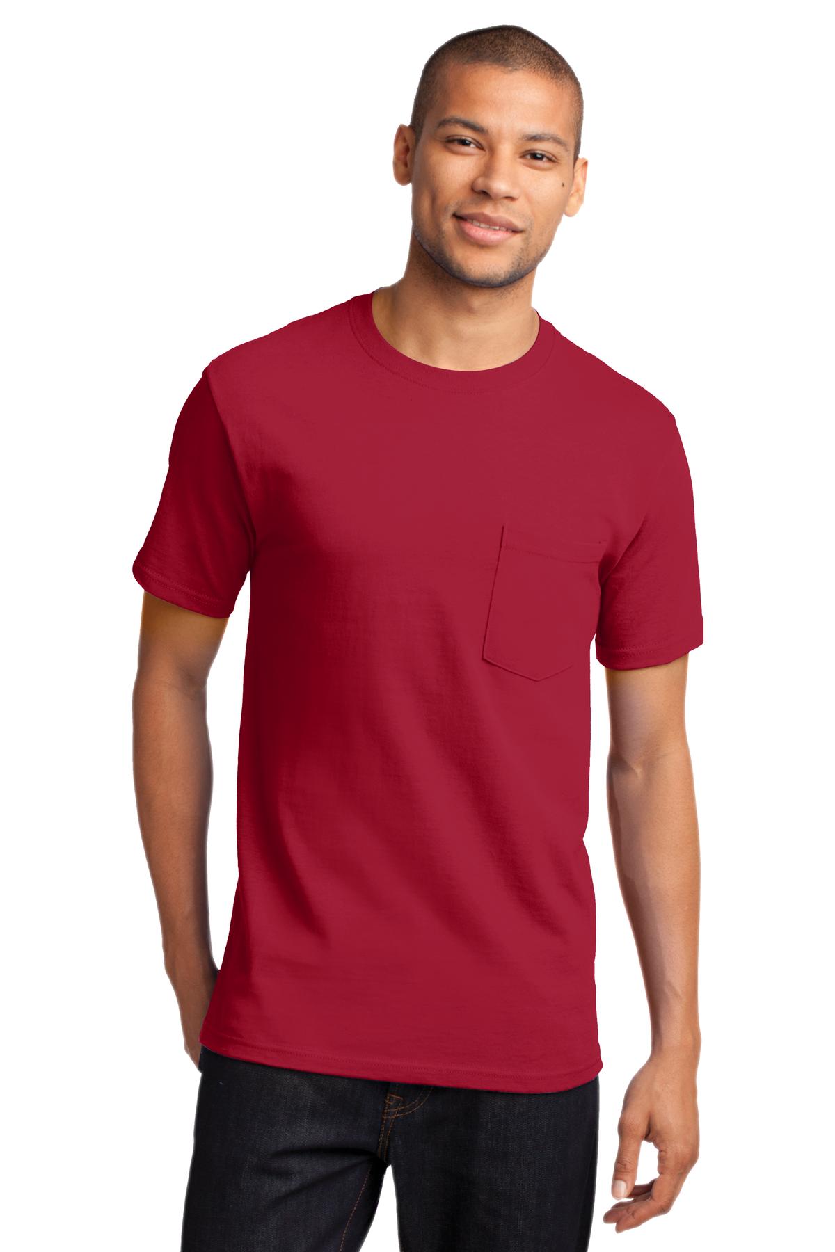Port and Company - Tall Essential Pocket Tee. PC61PT