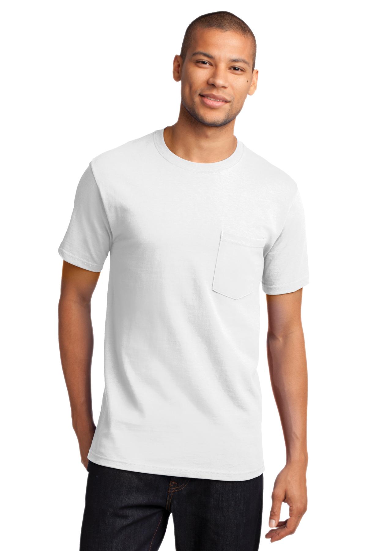 Port and Company - Tall Essential Pocket Tee. PC61PT