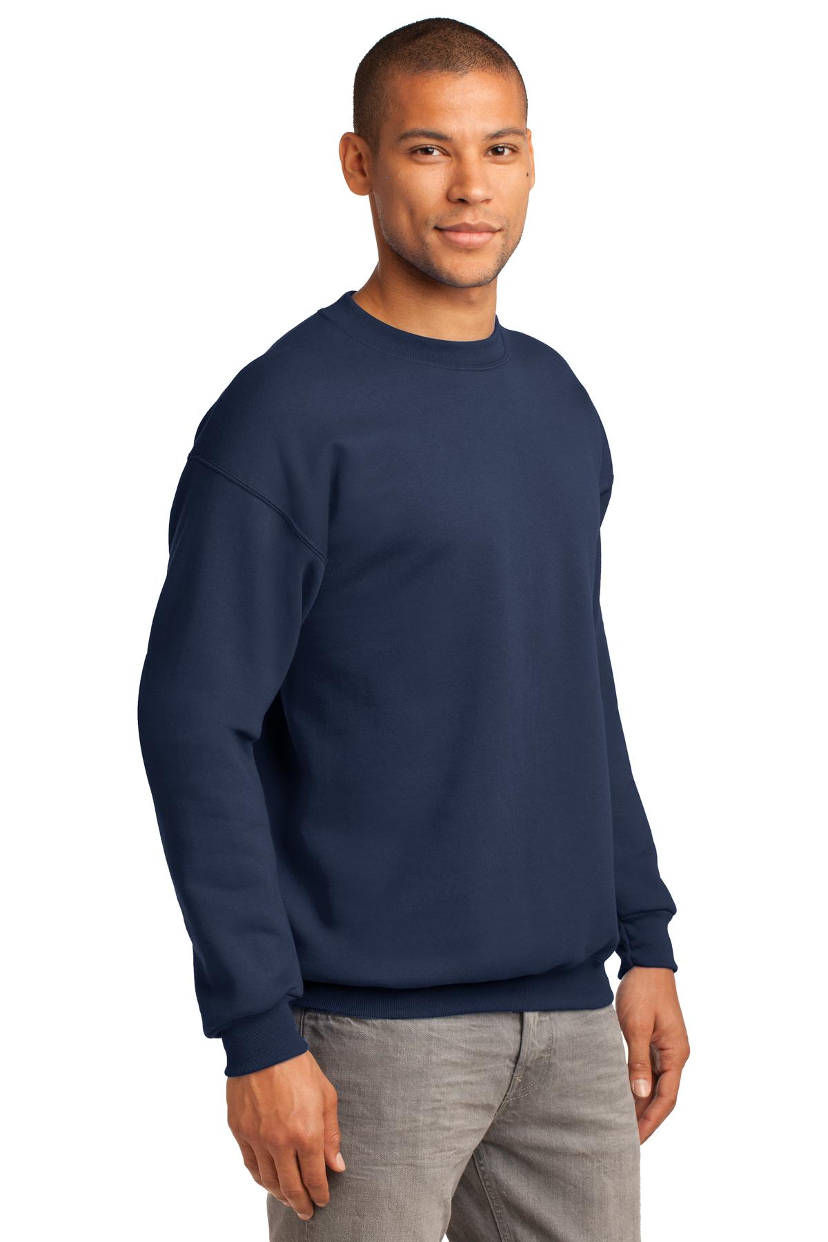 Port & Company Tall Essential Fleece Crewneck Sweatshirt. PC90T