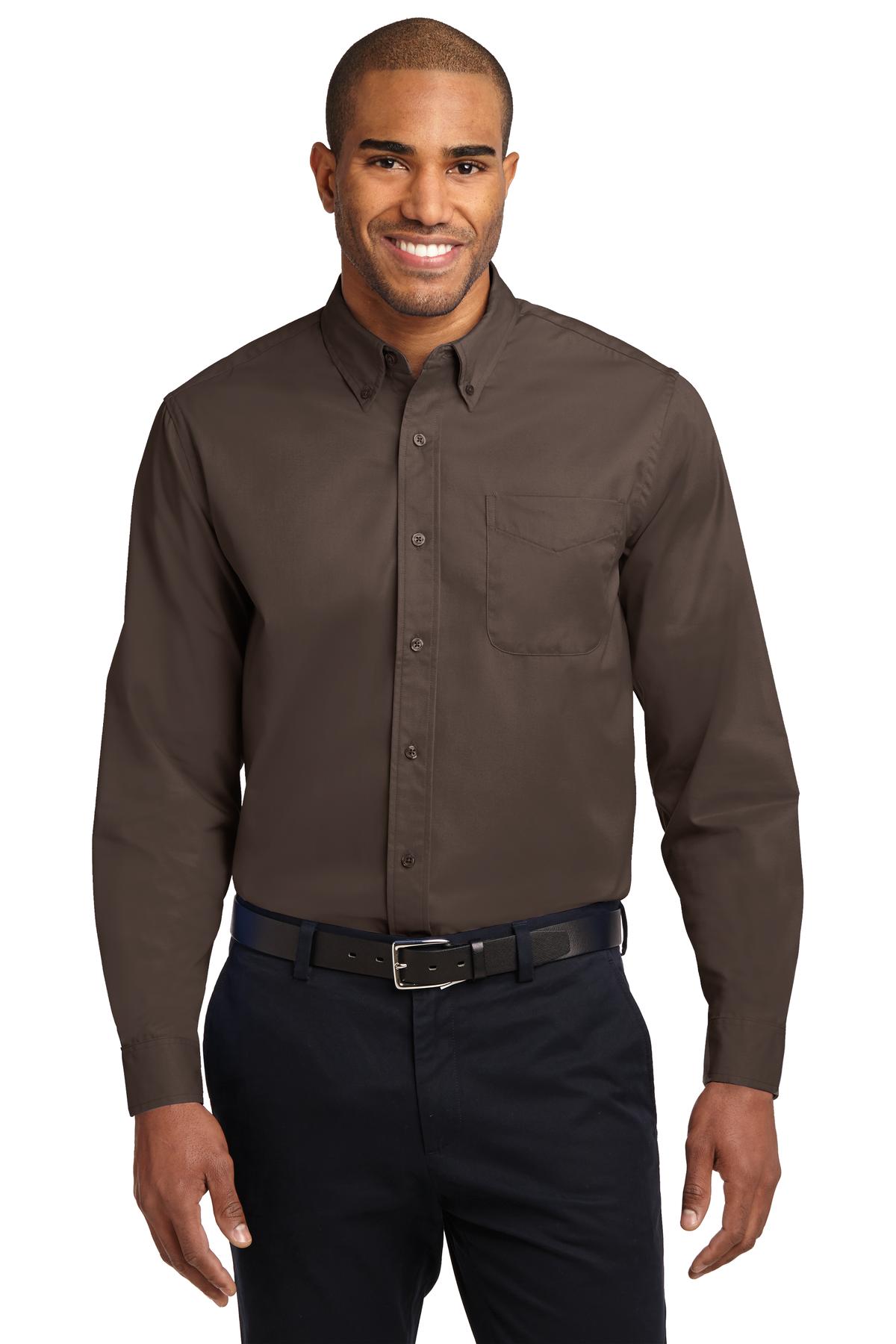 Port Authority ® Extended Size Long Sleeve Easy Care Shirt S608ES - Image 5