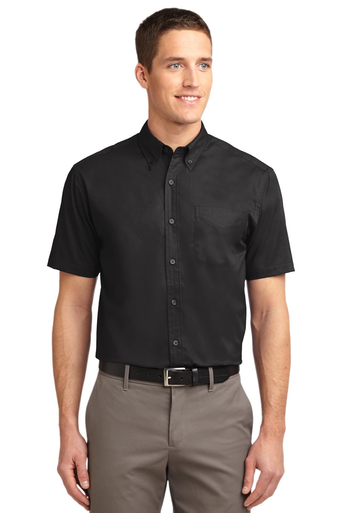 Buy Port Authority Tall Short Sleeve Easy Care Shirt - Port Authority ...
