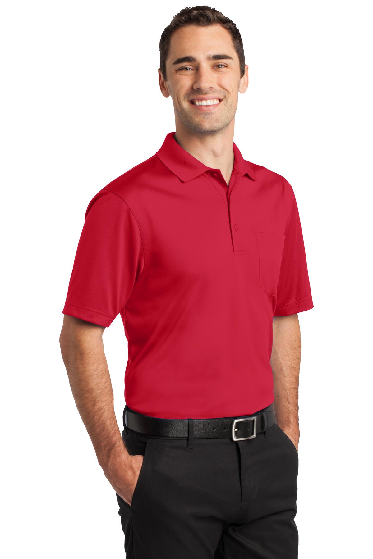 CornerStone Select Snag-Proof Pocket Polo. CS412P