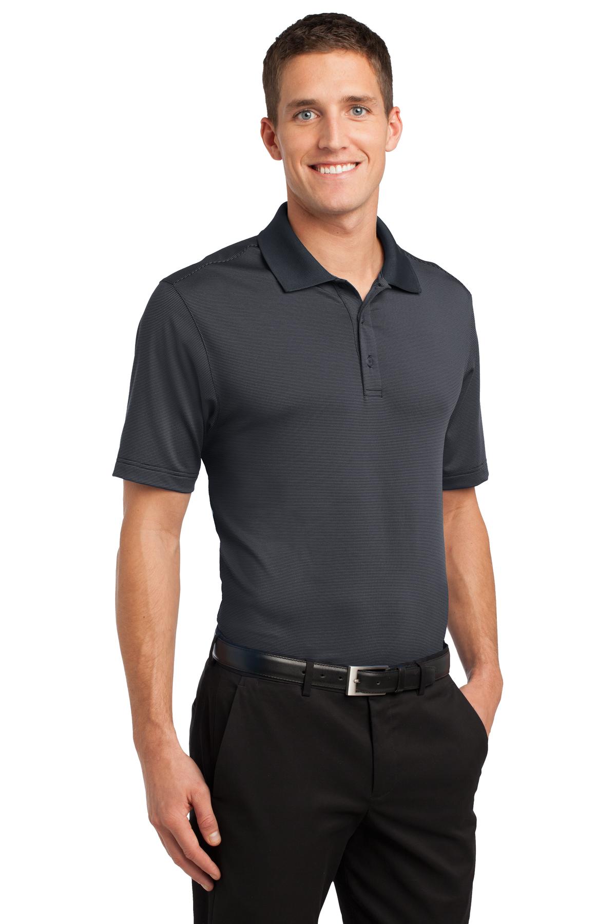Port Authority Fine Stripe Performance Polo. K558