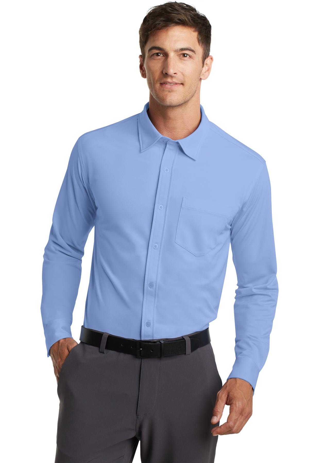Port Authority ® Dimension Knit Dress Shirt. K570 - Image 4