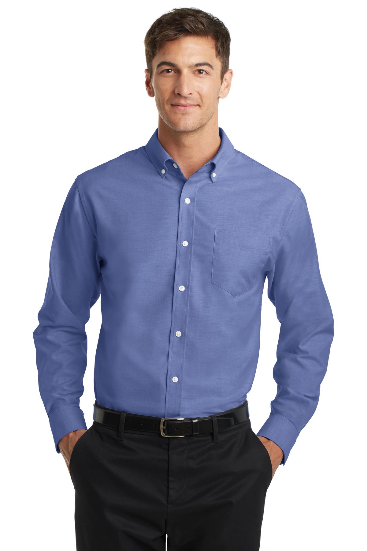 Port Authority ® SuperPro ™ Oxford Shirt. S658 - Image 3