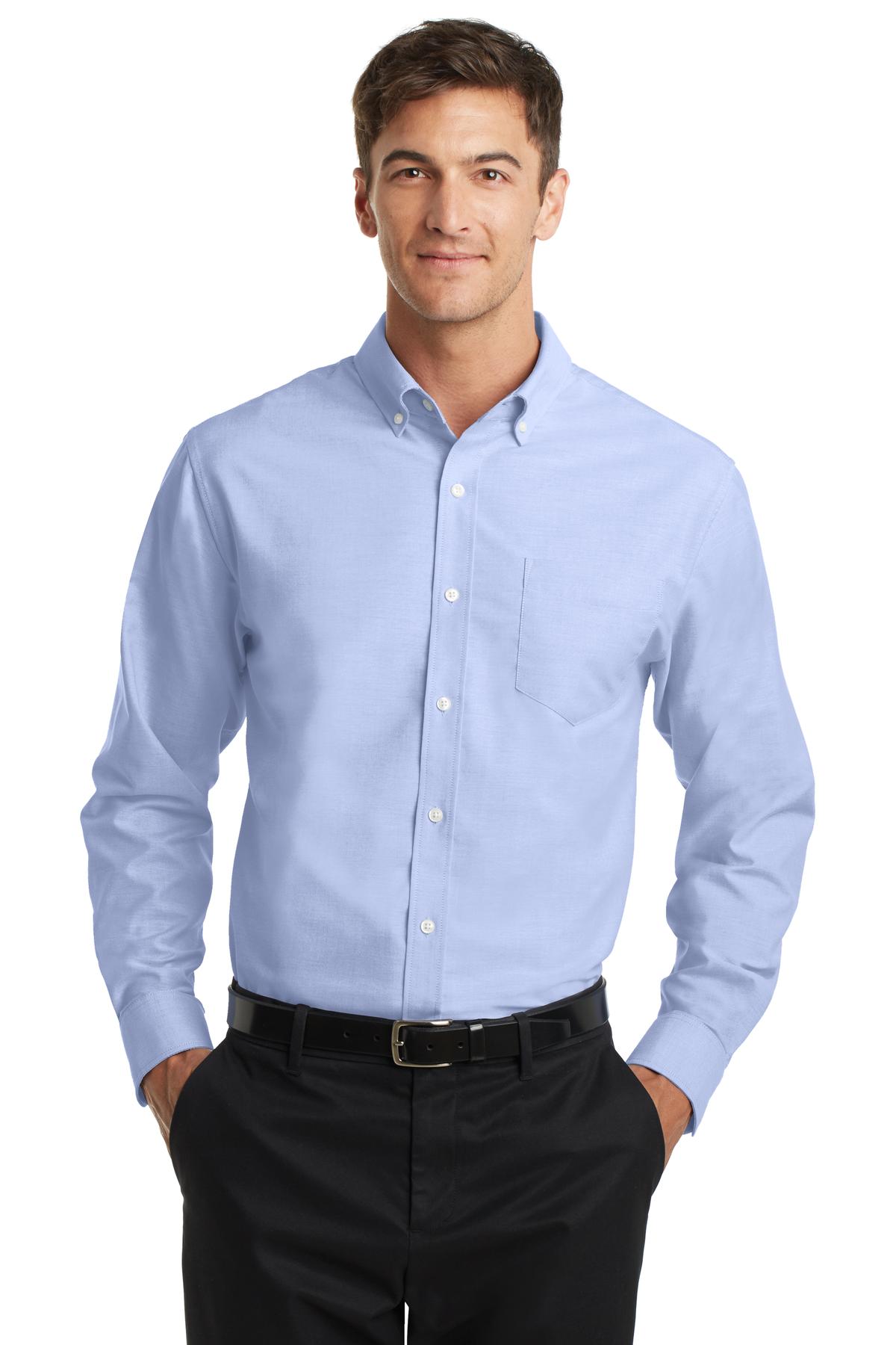 Port Authority ® SuperPro ™ Oxford Shirt. S658 - Image 4