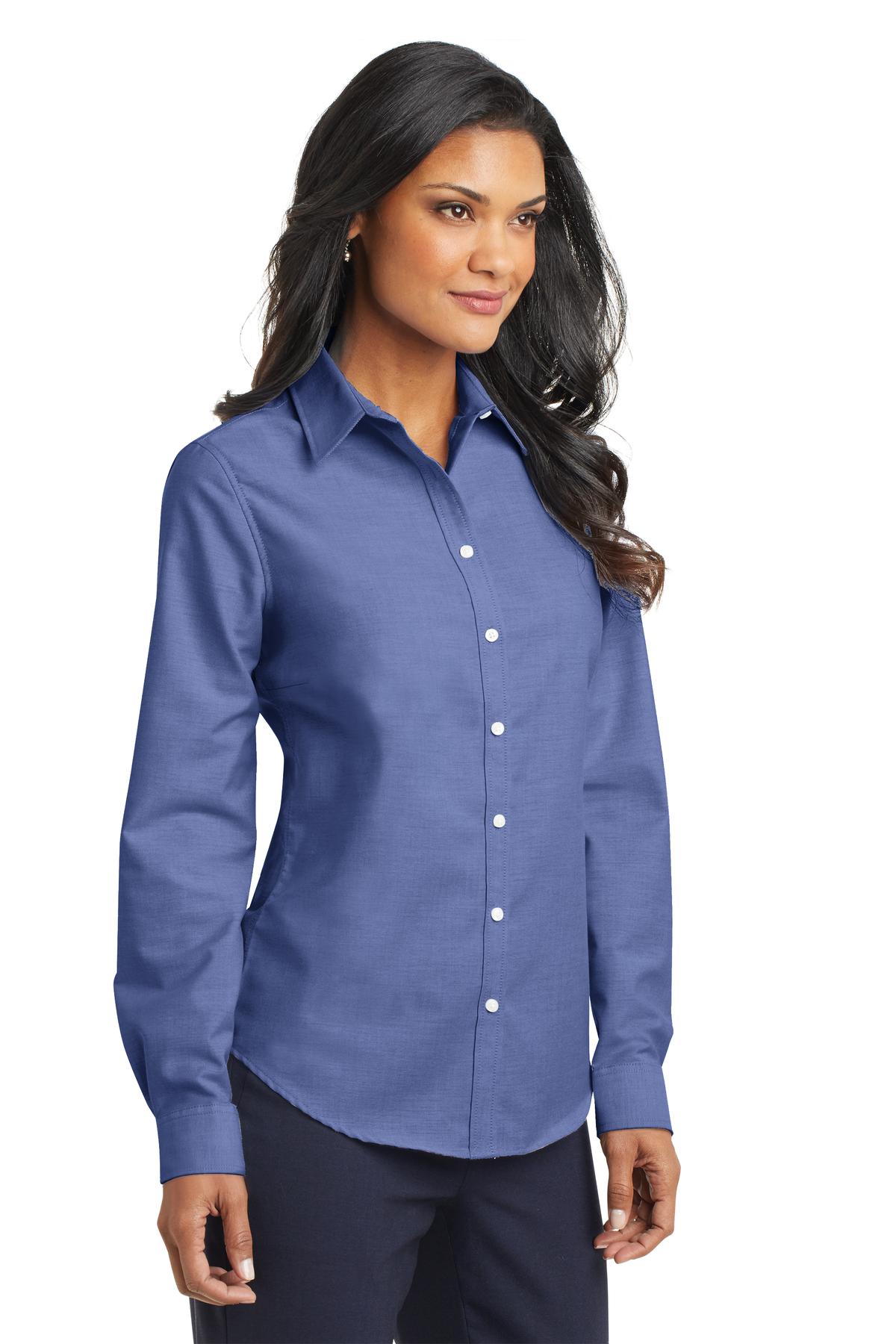 Port Authority Women's SuperPro Oxford Shirt. L658